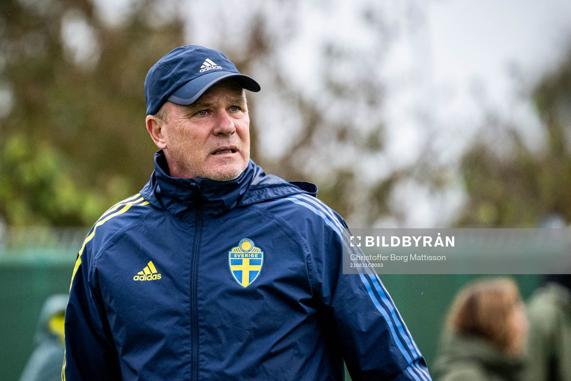 Sveriges förbundskapten Roger Franzén