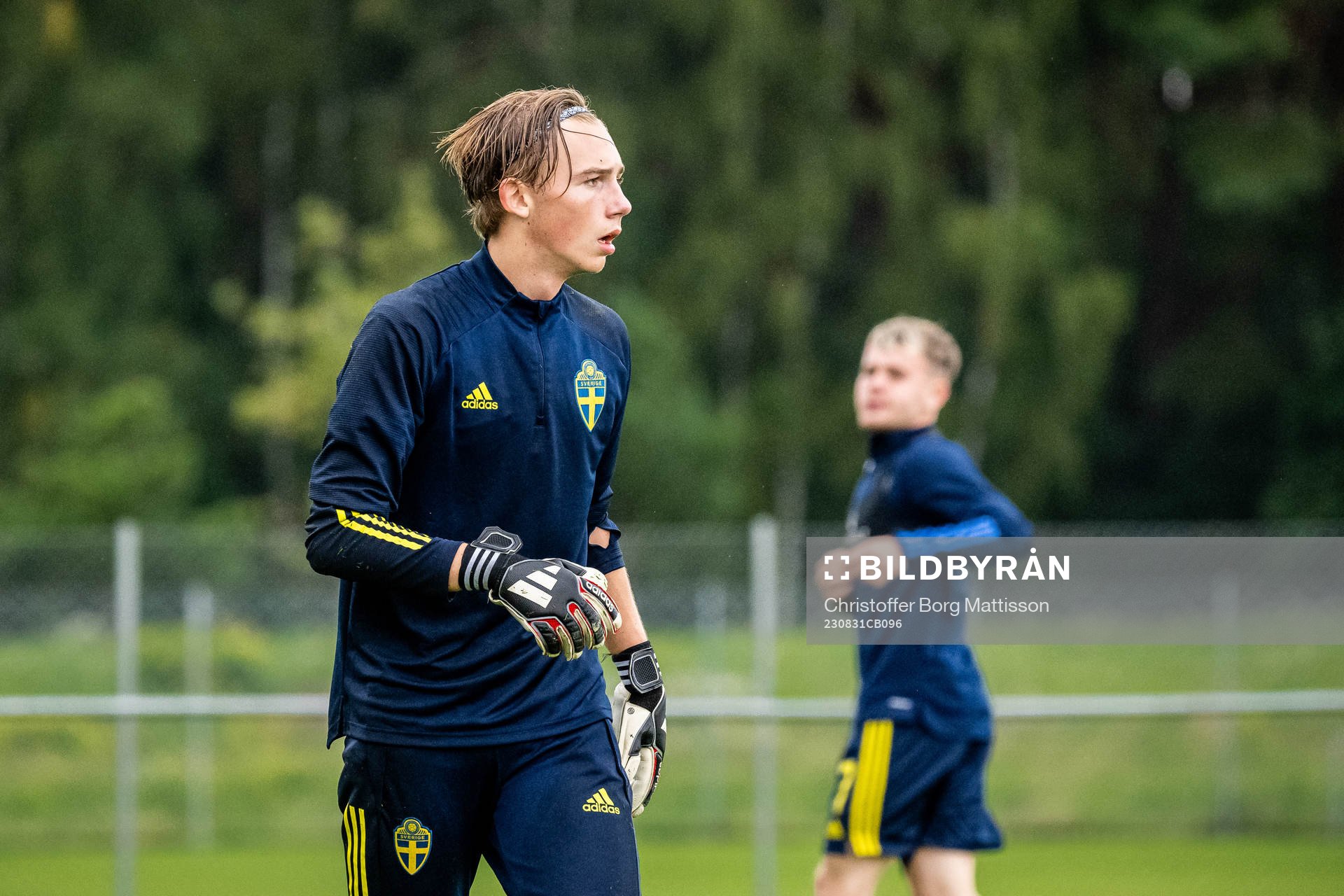Sveriges målvakt Elton Fischerström Opancer