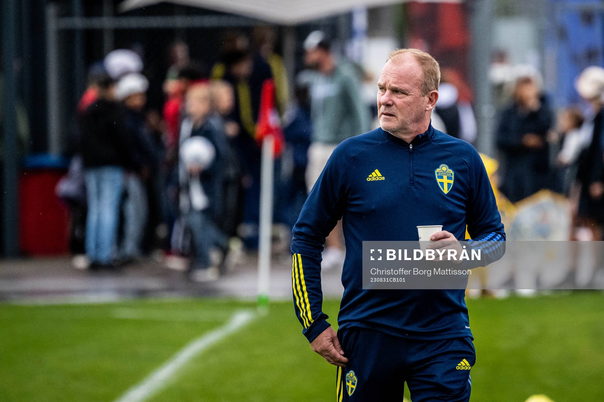 Sveriges förbundskapten Roger Franzén