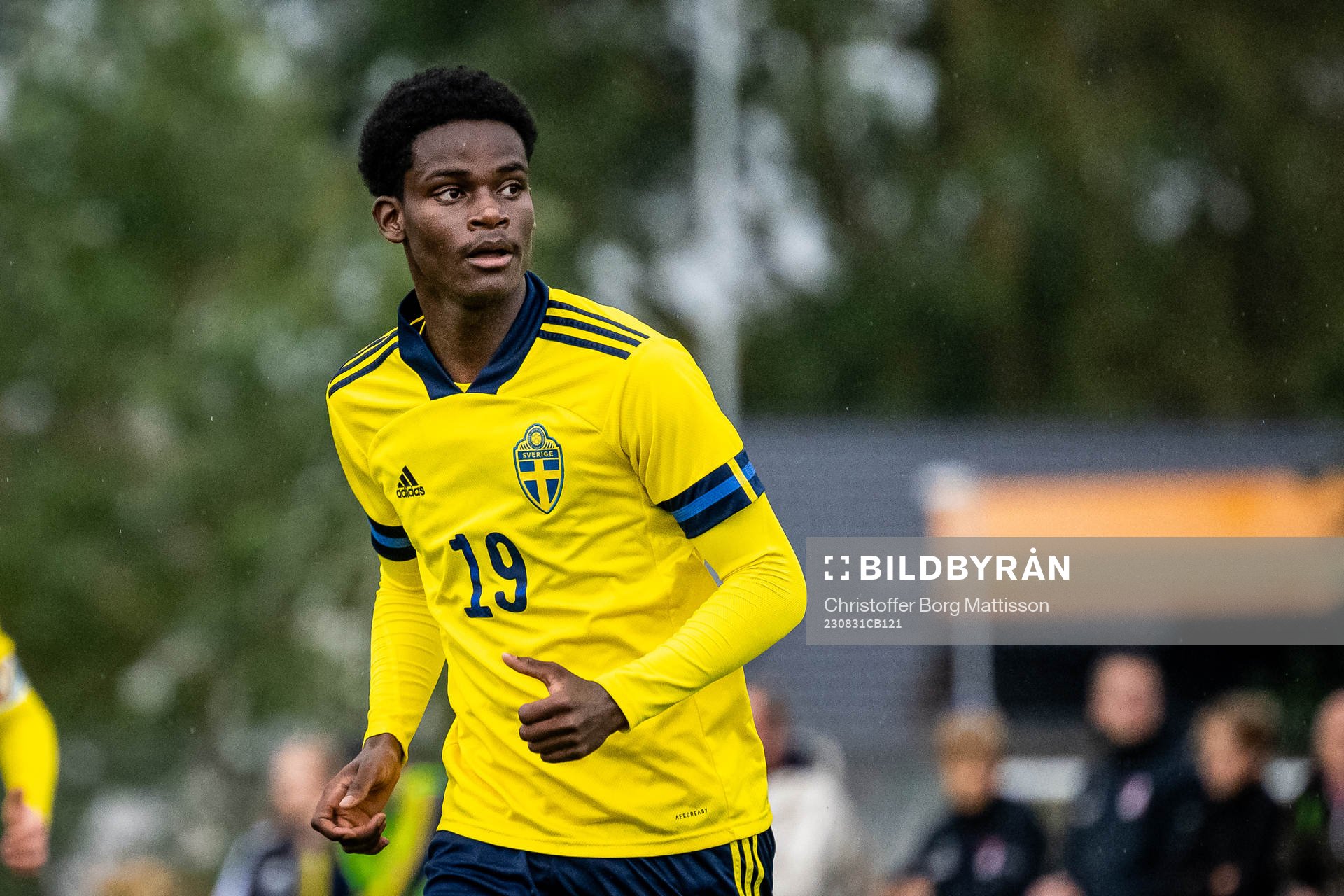 Sveriges Dennis Asprilla Ponce
