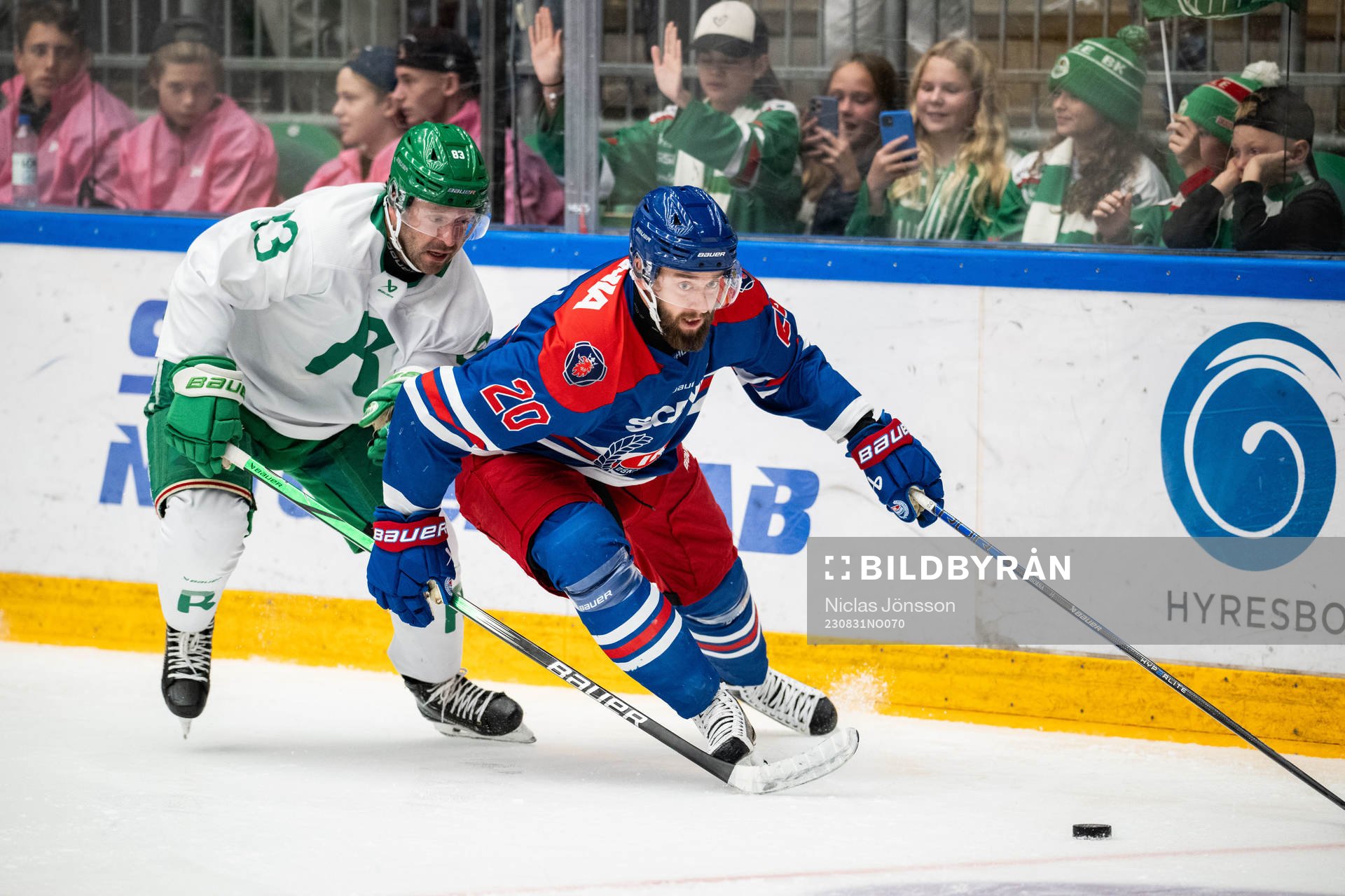 Rögles Riley Sheen och Oskarshamns Hynek Zohorna