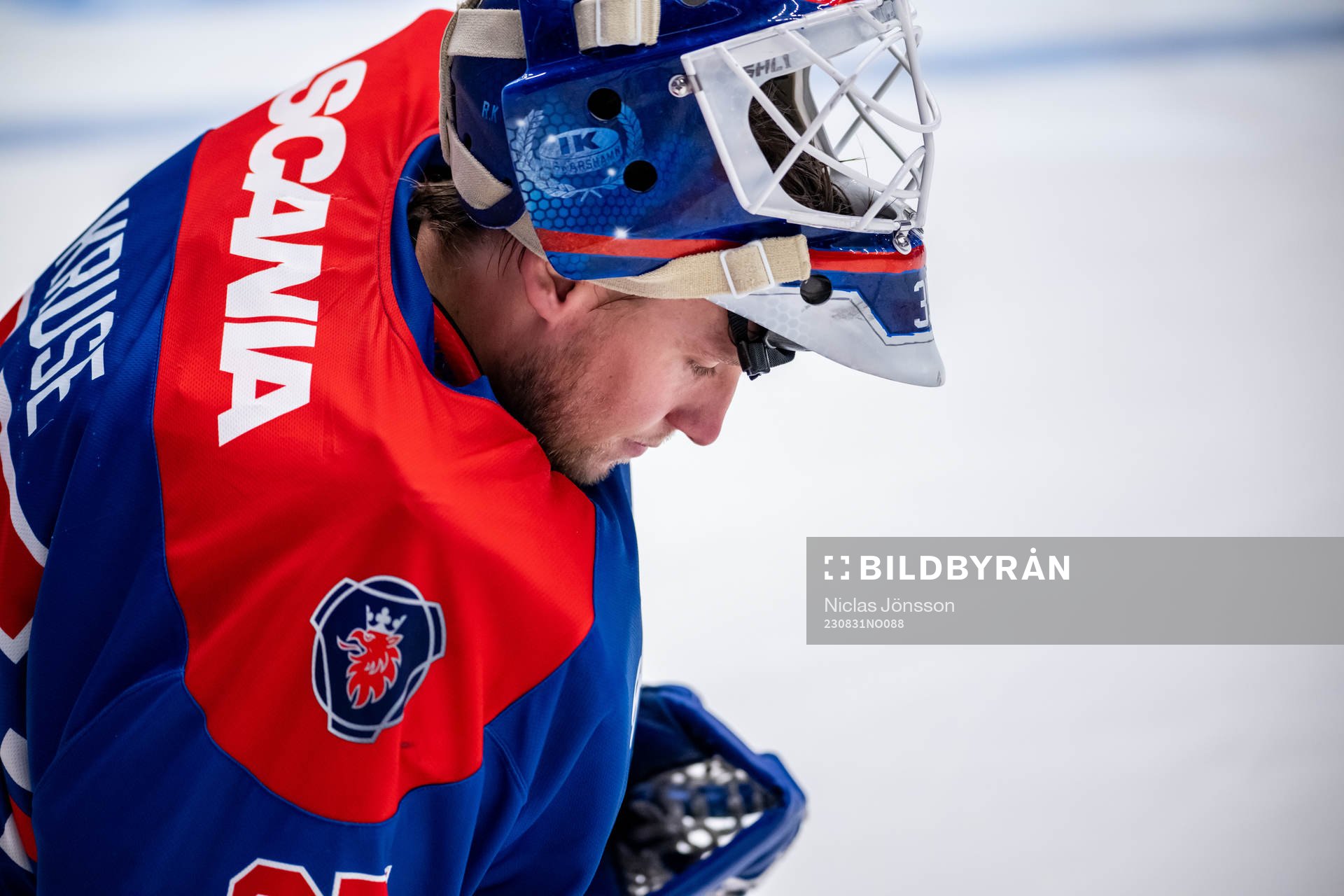 Oskarshamns målvakt Emil Kruse