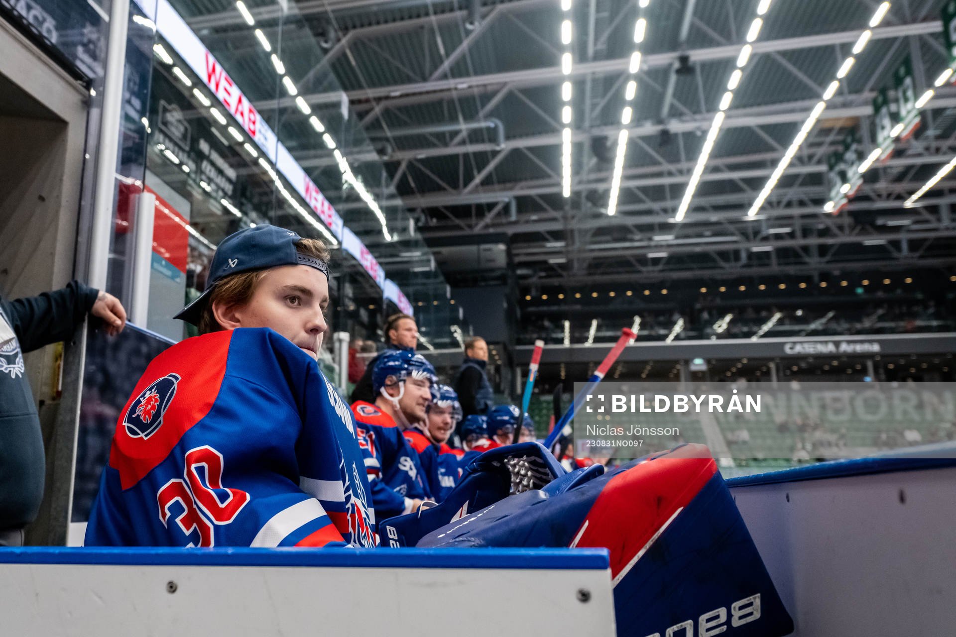 Oskarshamns målvakt Hubert Forsberg Zetterström