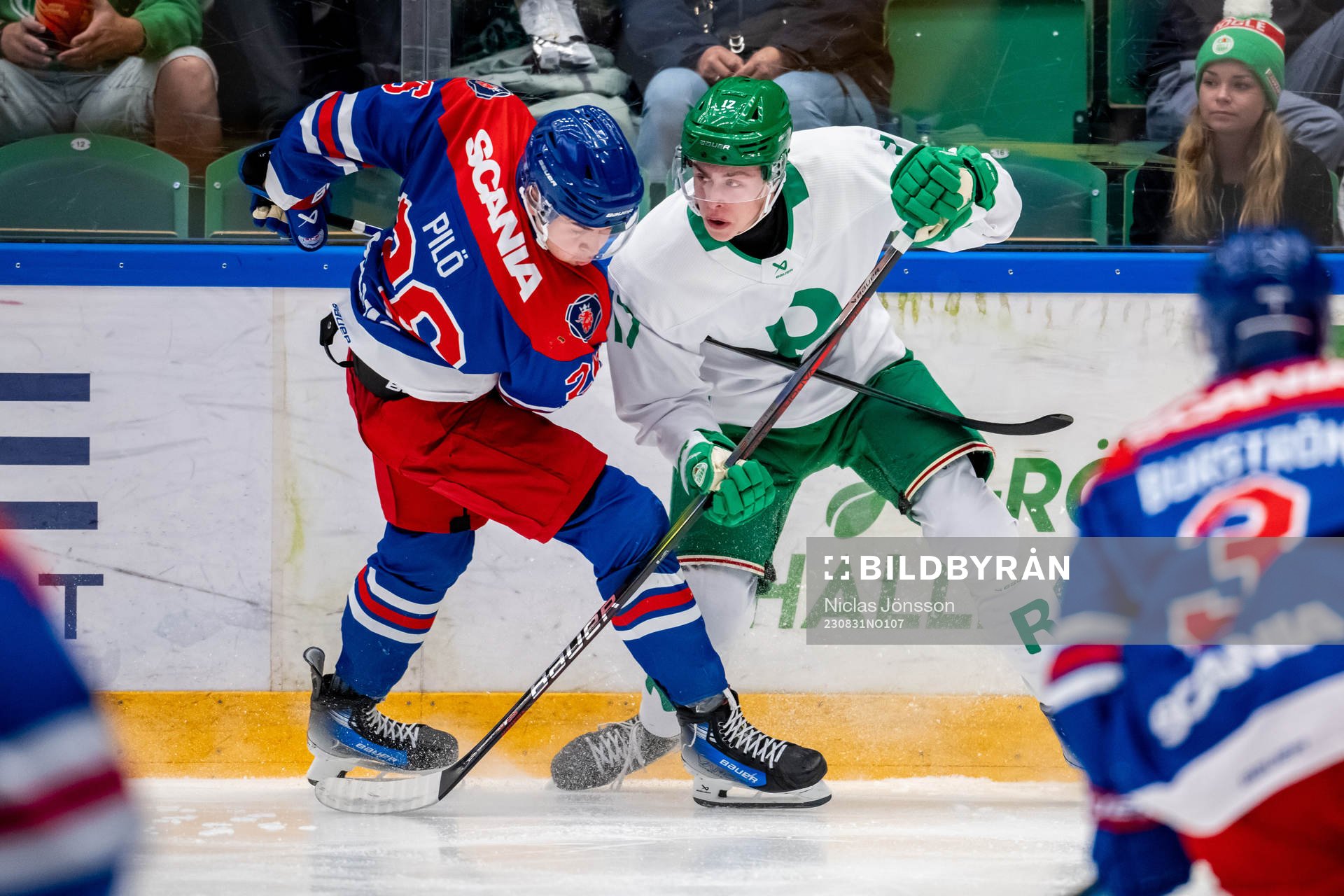 Oskarshamns Lukas Pilö och Rögles Simon Zether