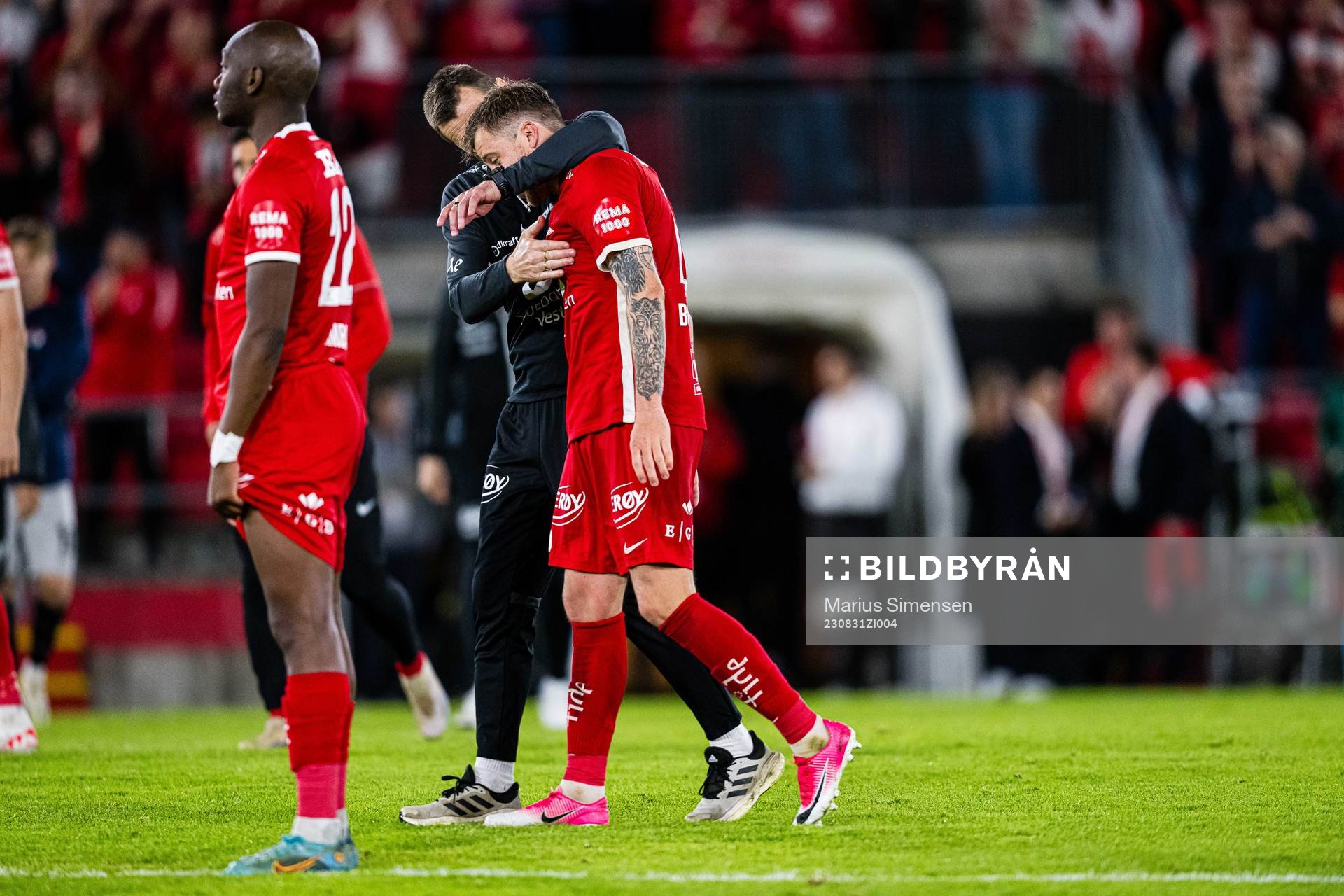 Eirik Horneland, head coach of Brann, and Frederik