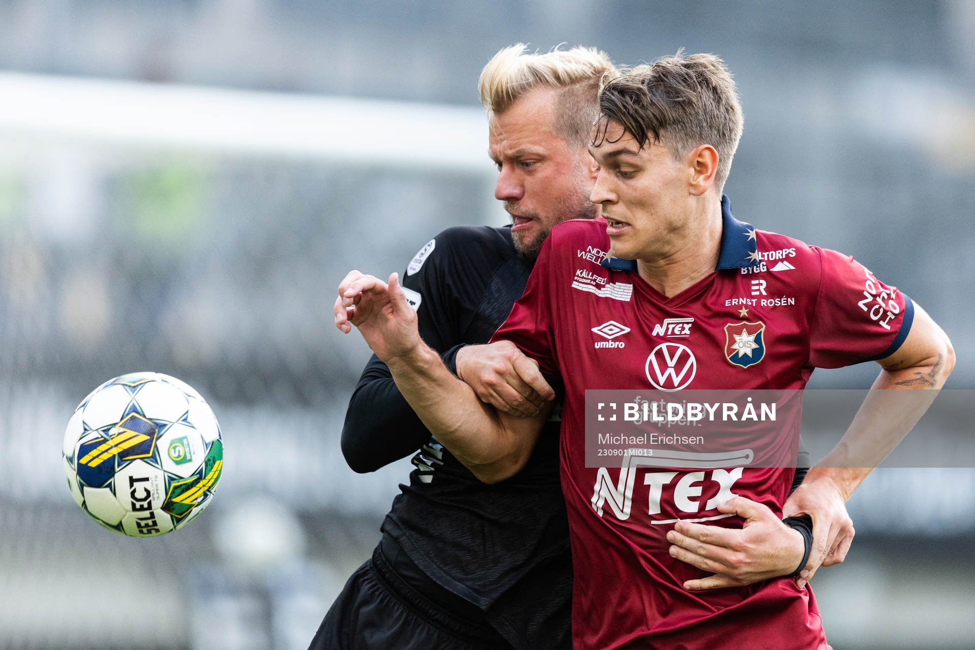 Örebros Sebastian Crona och Örgrytes Noah Christoffersson