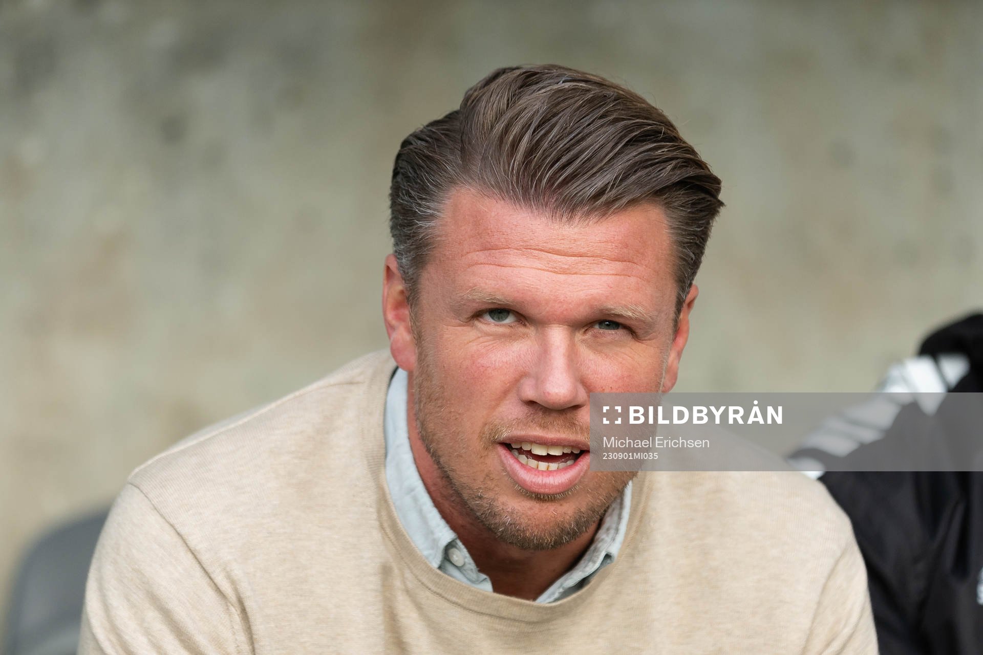 Örebros huvudtränare Christian Järdler innan