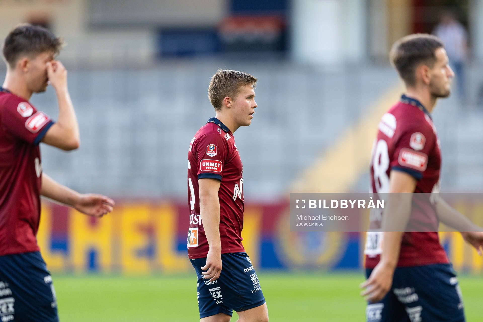 Örgrytes Daniel Paulson, Isak Dahlqvist och Erion Sadiku