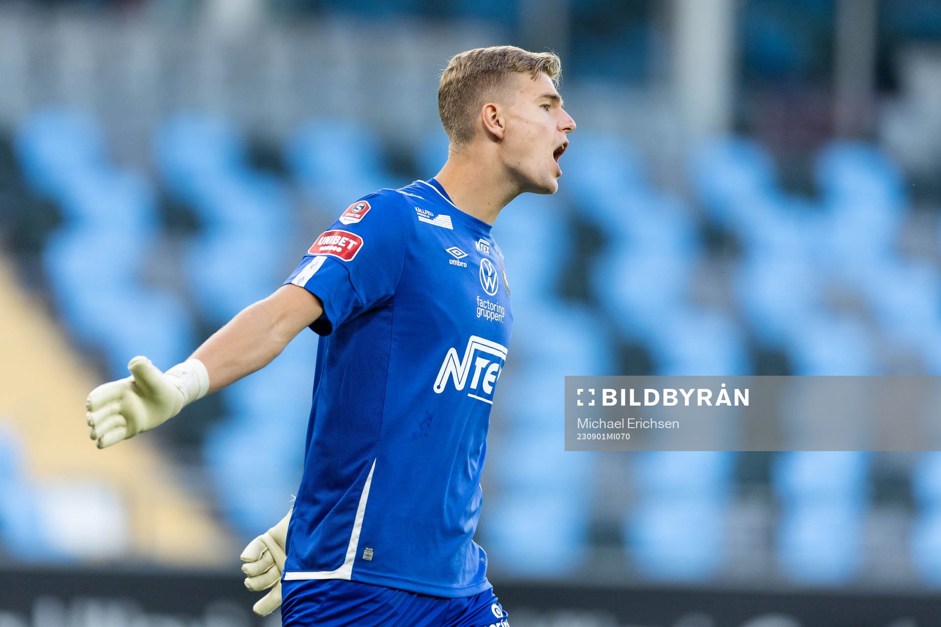 Örgrytes målvakt Mathias Nilsson