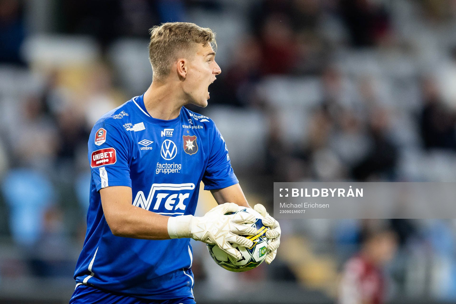 Örgrytes målvakt Mathias Nilsson