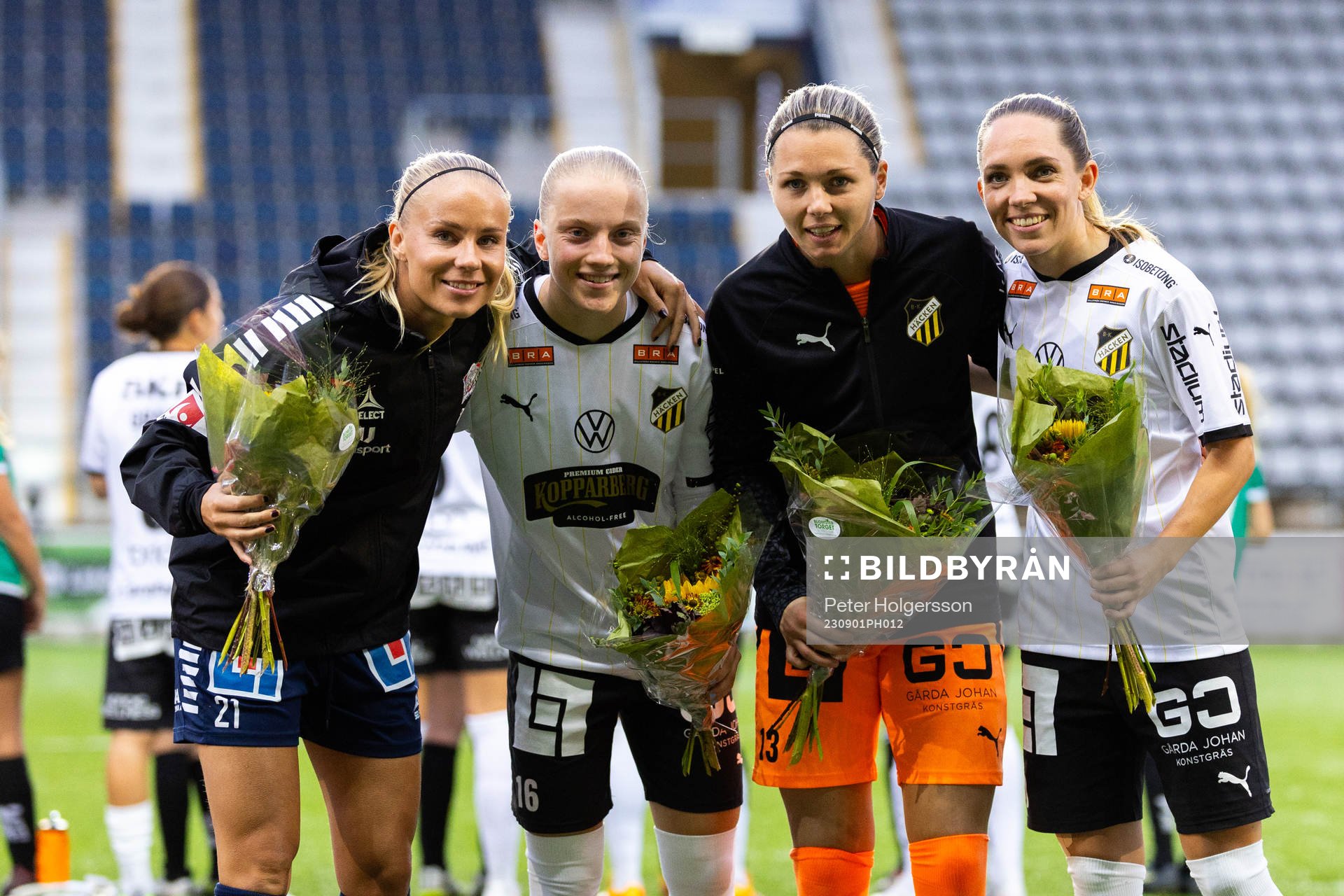 Linköpings Stina Lennartsson, Anna Sandberg, målvakt