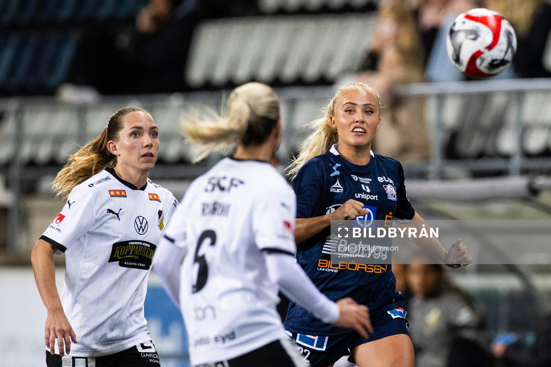 Häckens Elin Rubensson och Linköpings Alva Selerud