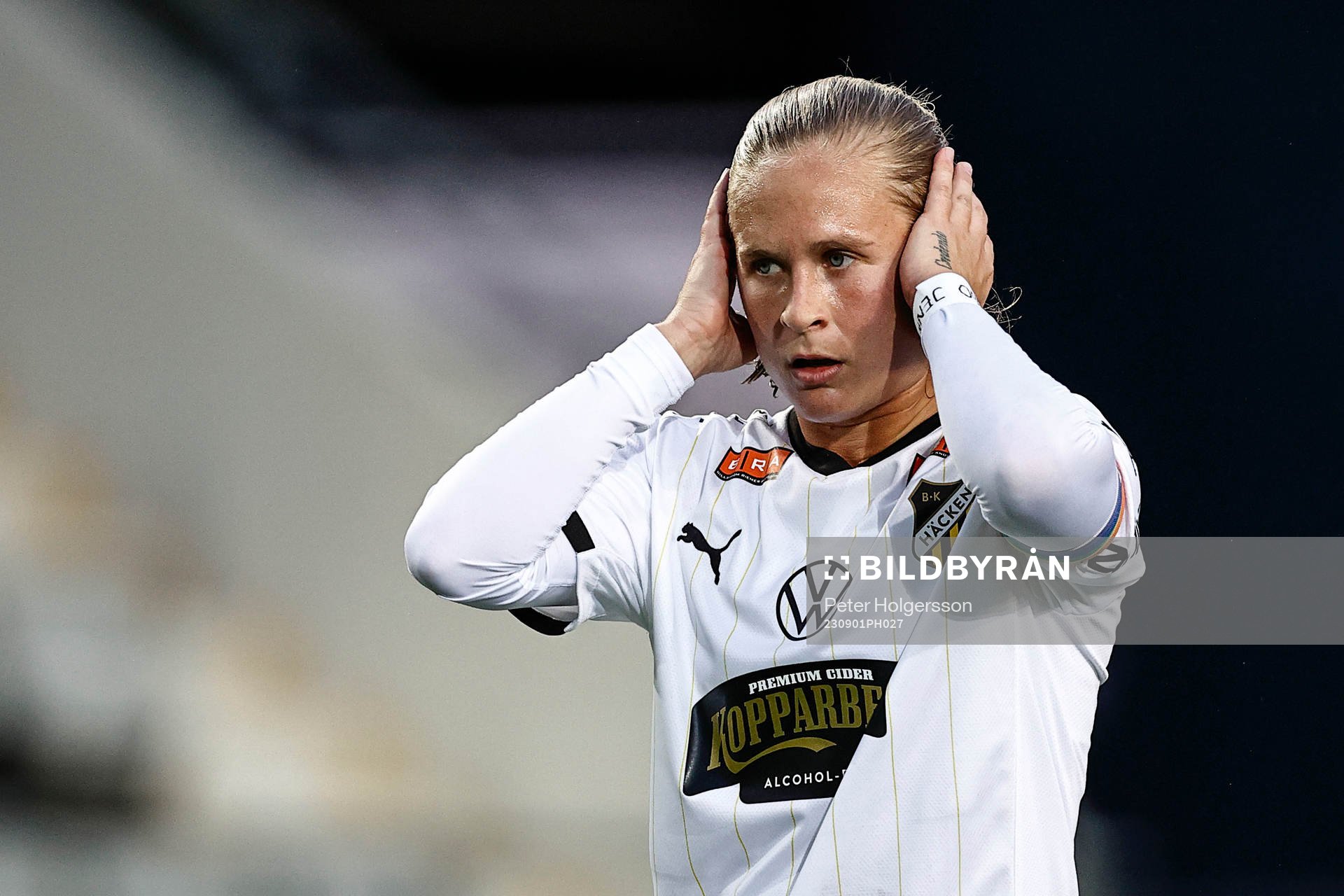 Häckens Filippa Curmark deppar med stöttning av Spaniens