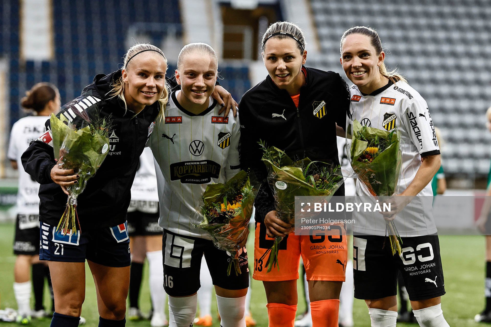 Linköpings Stina Lennartsson, Häckens Anna Sandberg,