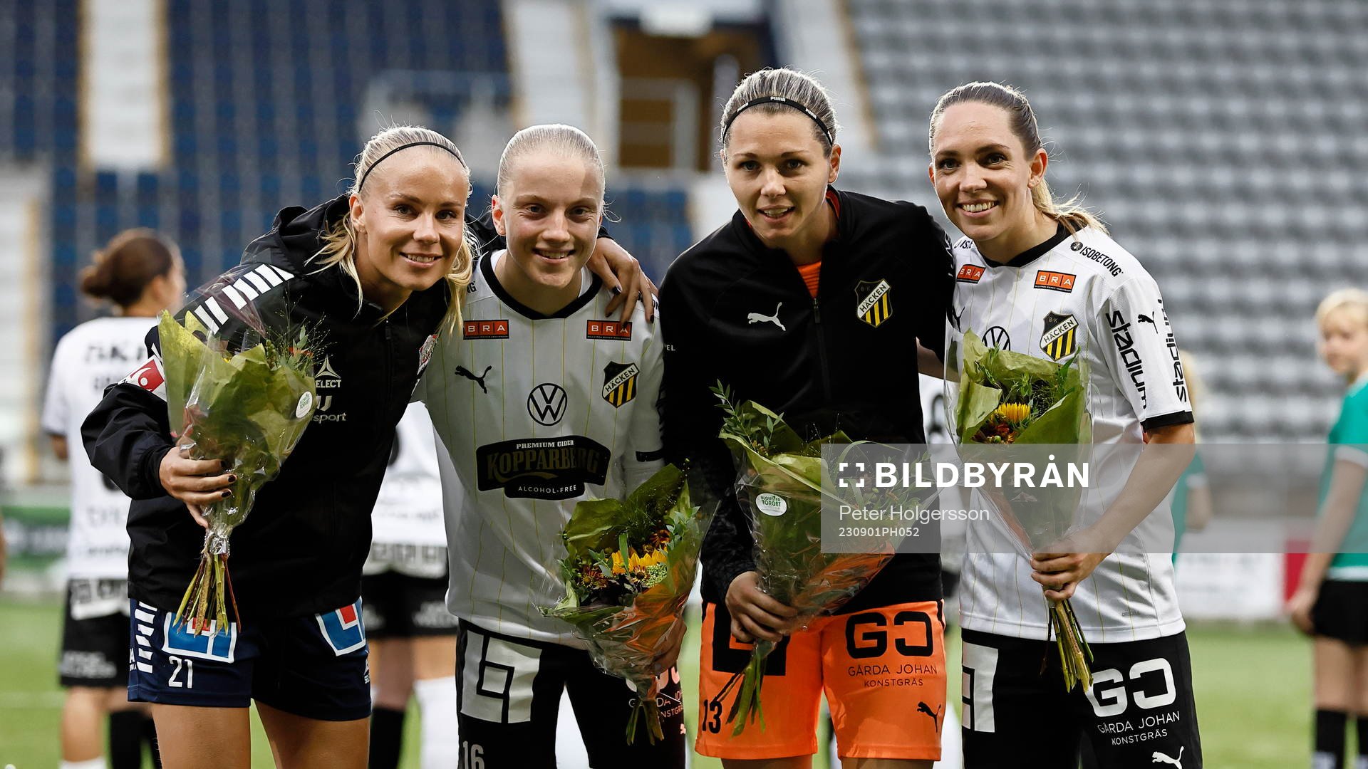 Linköpings Stina Lennartsson, Häckens Anna Sandberg,
