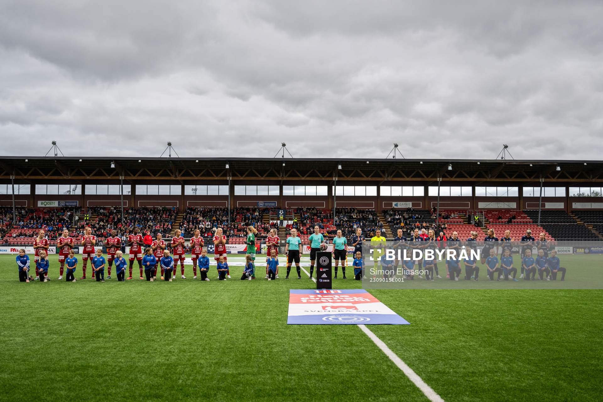 Piteå och FC Rosengårds spelare
