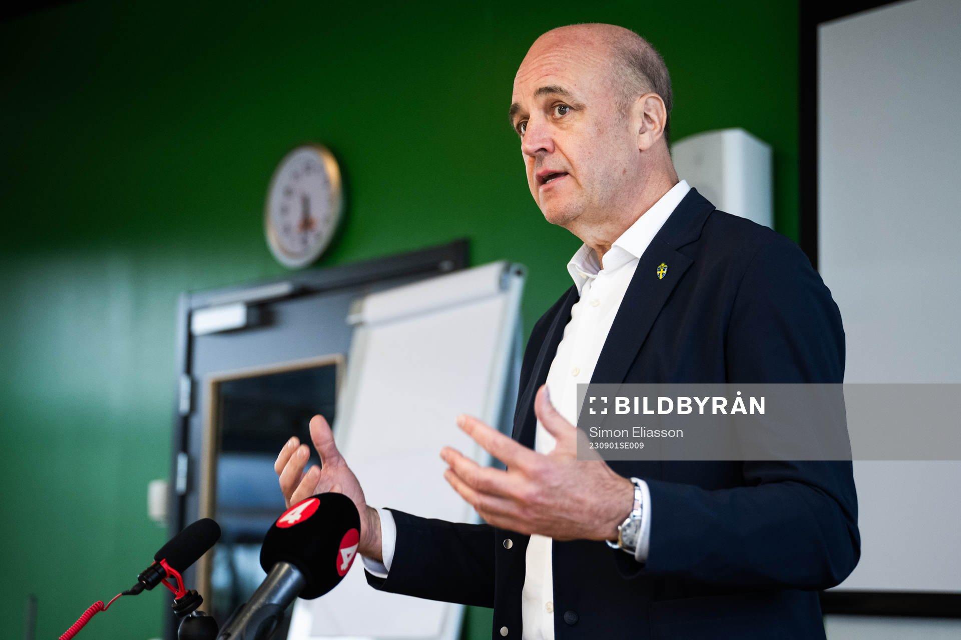 Fredrik Reinfeldt, ordförande i Svenska fotbollförbundet