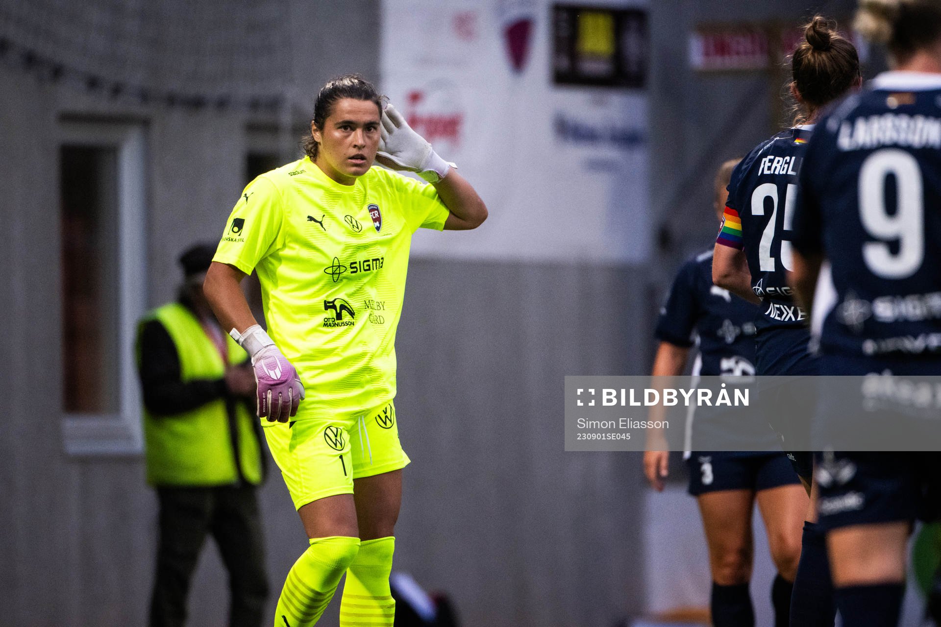 FC Rosengårds målvakt Eartha Cumings
