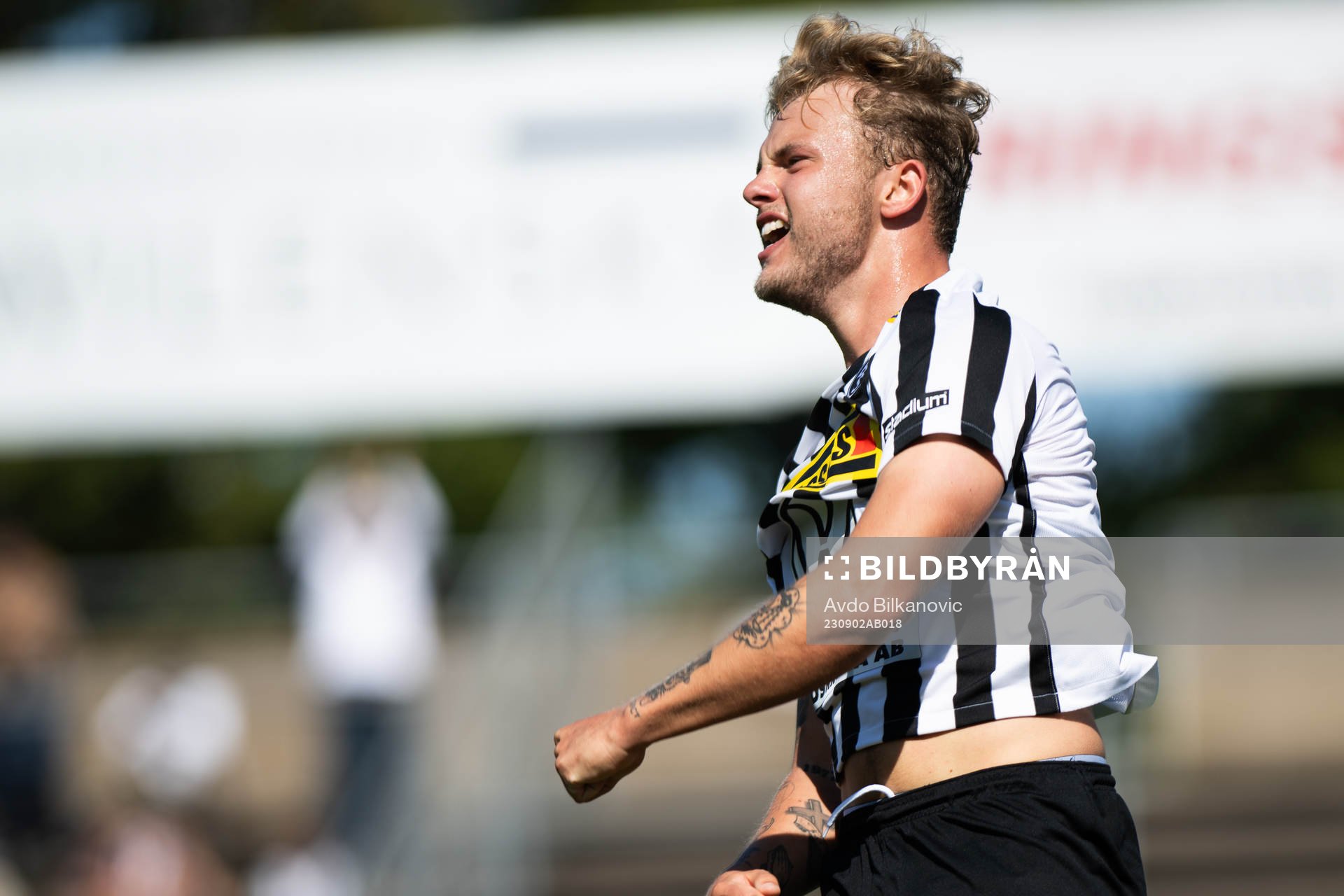 Landskronas Frederik Ihler jublar