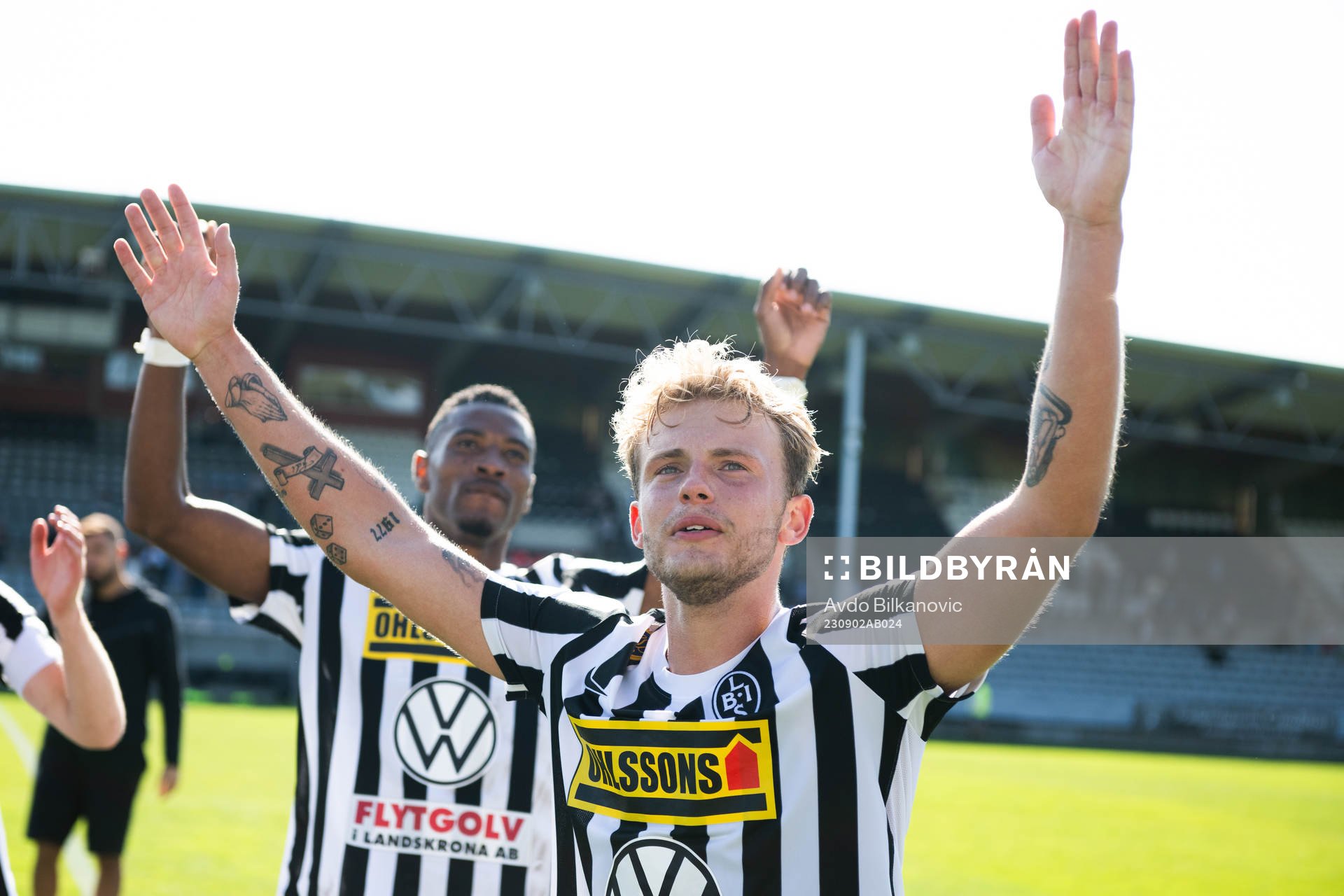 Landskronas Frederik Ihler jublar