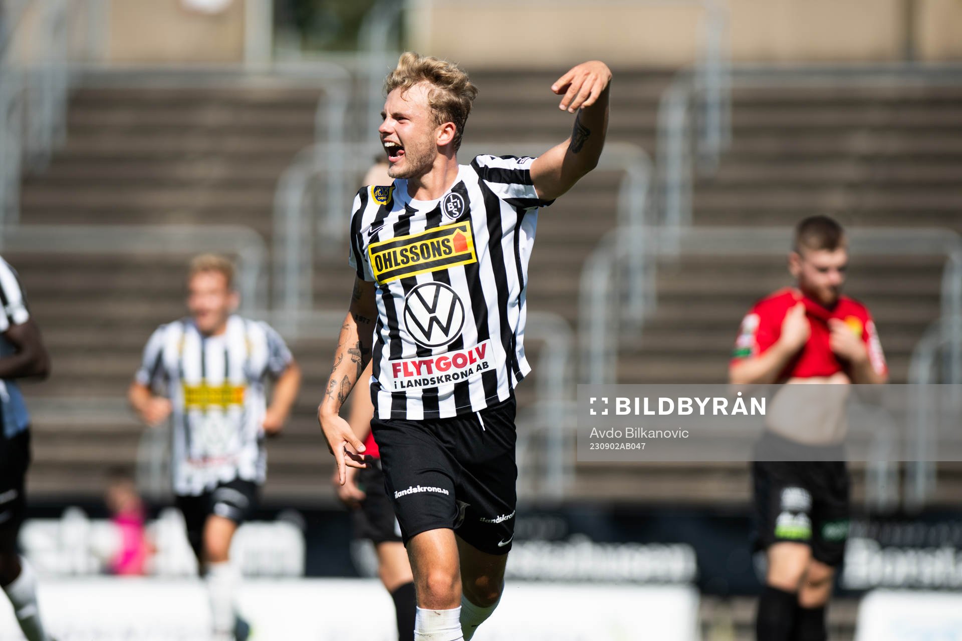 Landskronas Frederik Ihler jublar