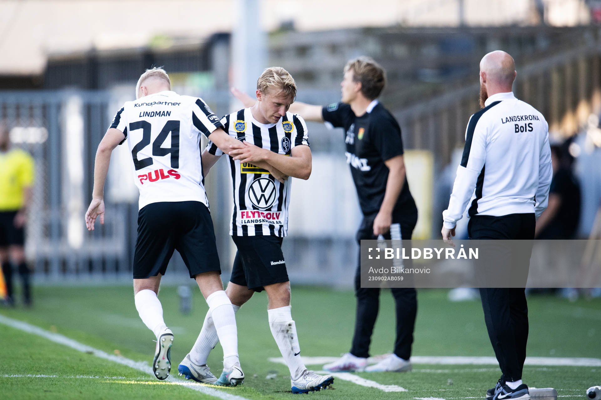 Landskronas Emil Lindman kommer in istället Edvin Dahlqvist