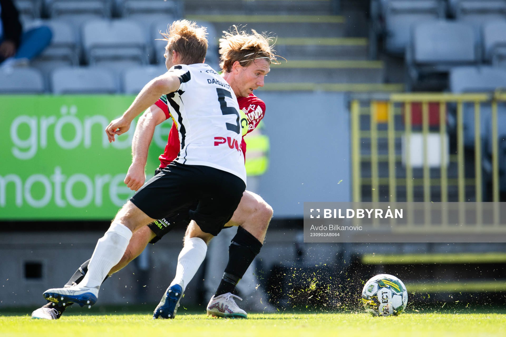 Landskronas Edvin Dahlqvist och GAISs August Wängberg