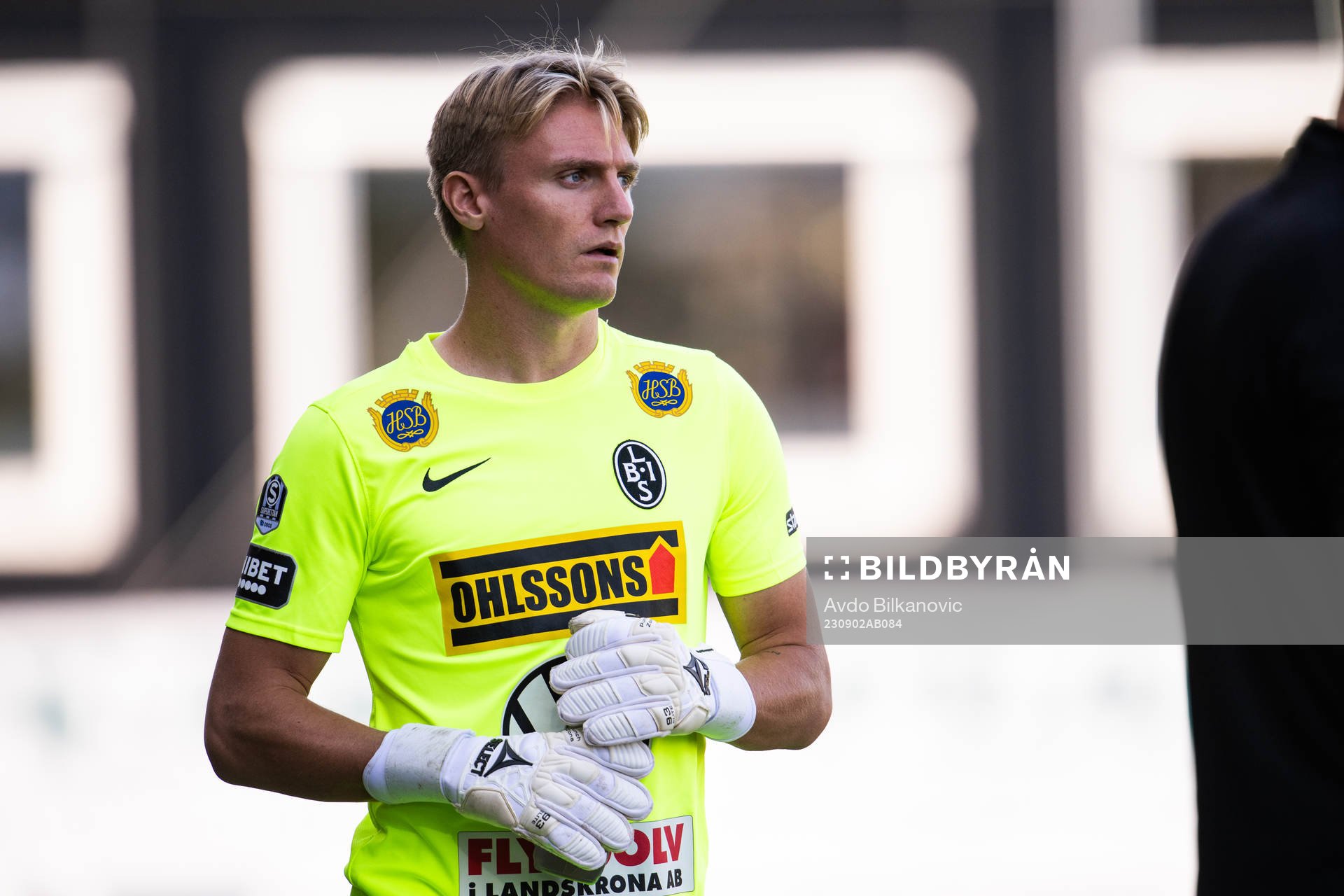 Landskronas målvakt Svante Hildeman