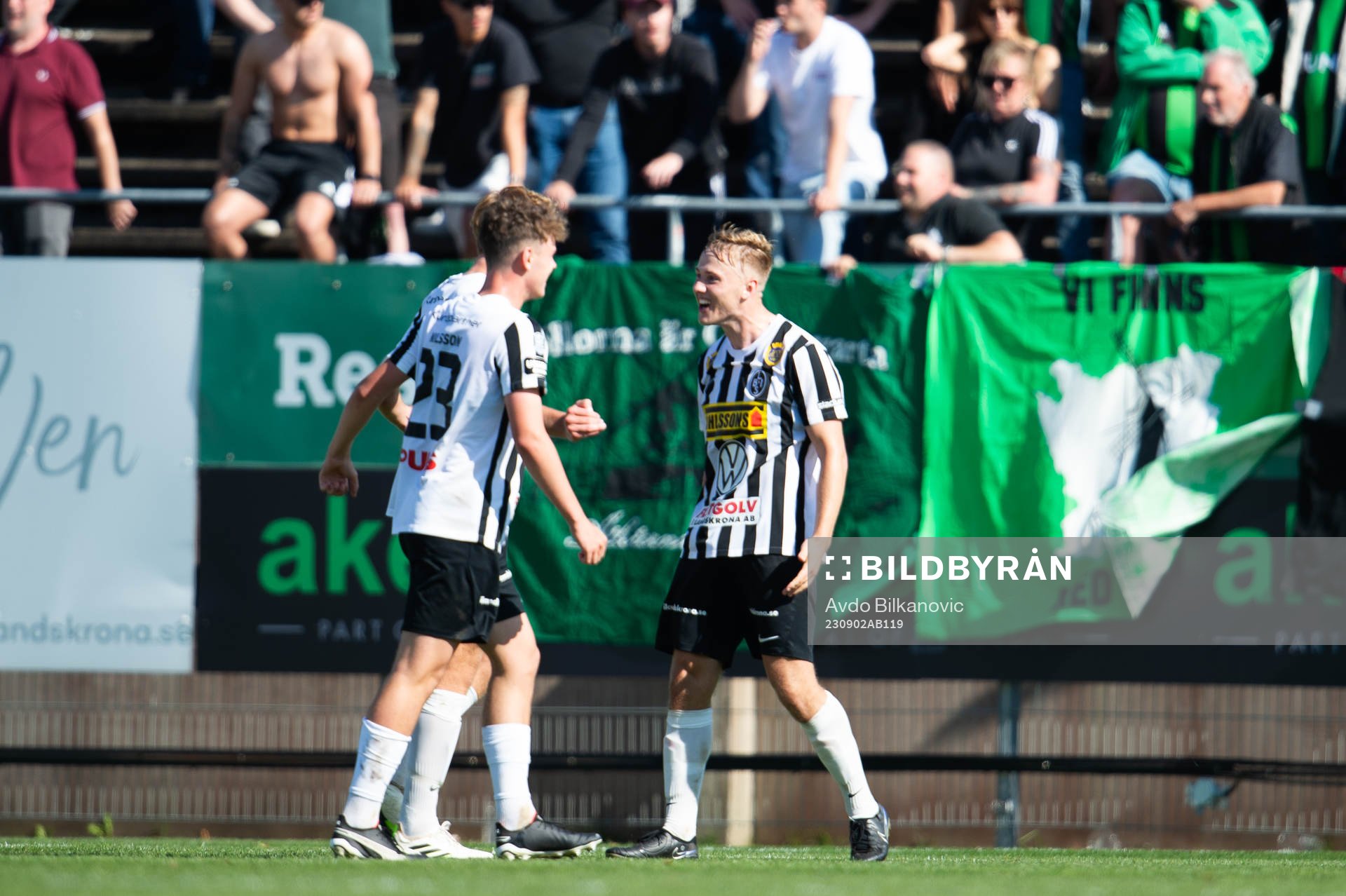 Landskronas Jesper Strid, Max Nilsson jublar