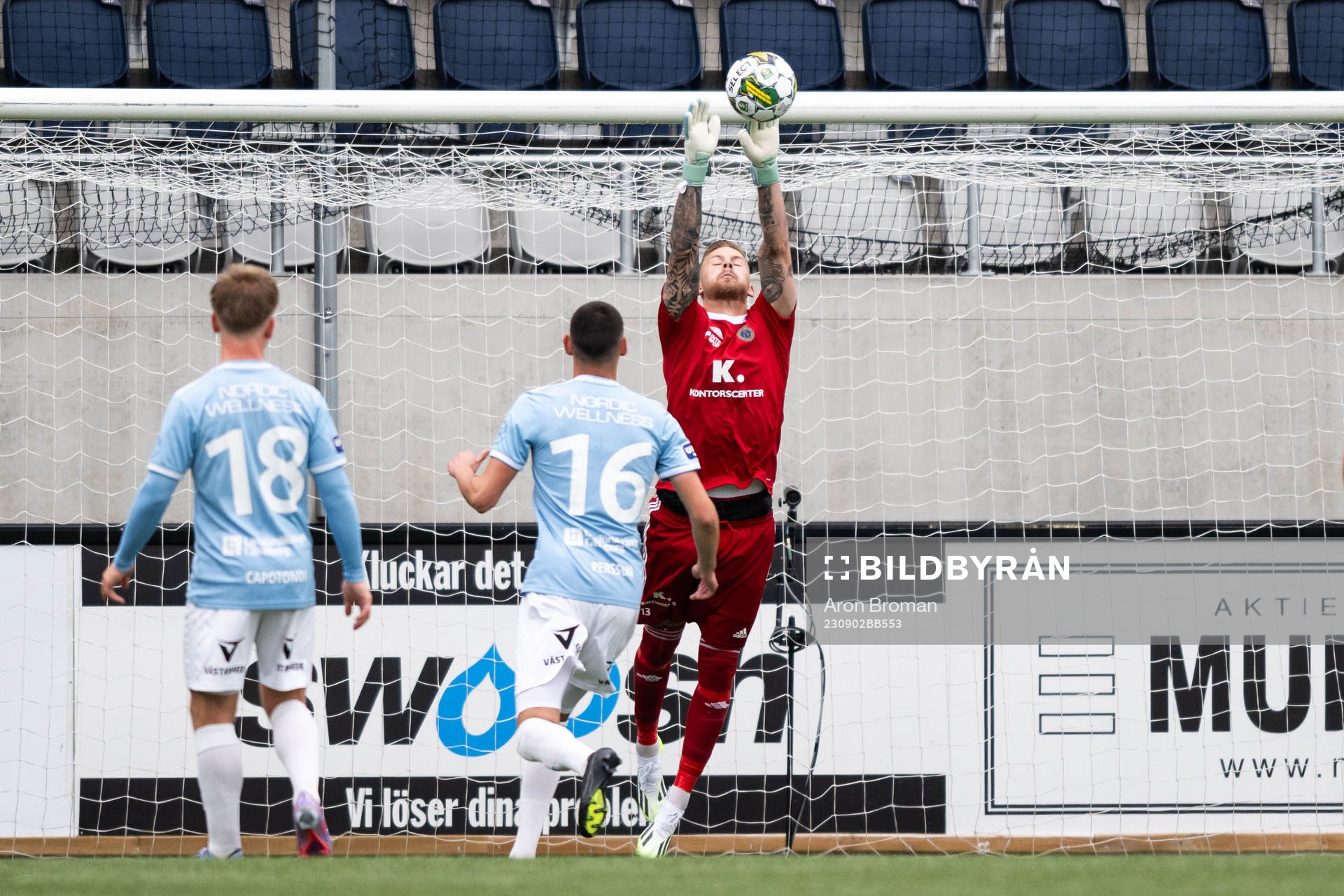 Gefles målvakt Robin Wallinder