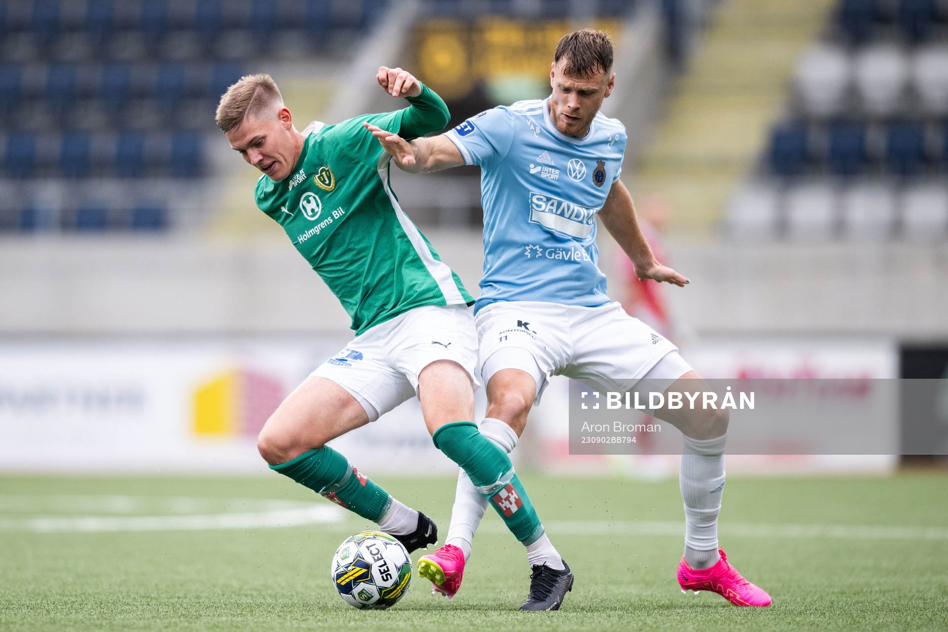 Jönköpings Södras Taylor Silverholt och Gefles Leo