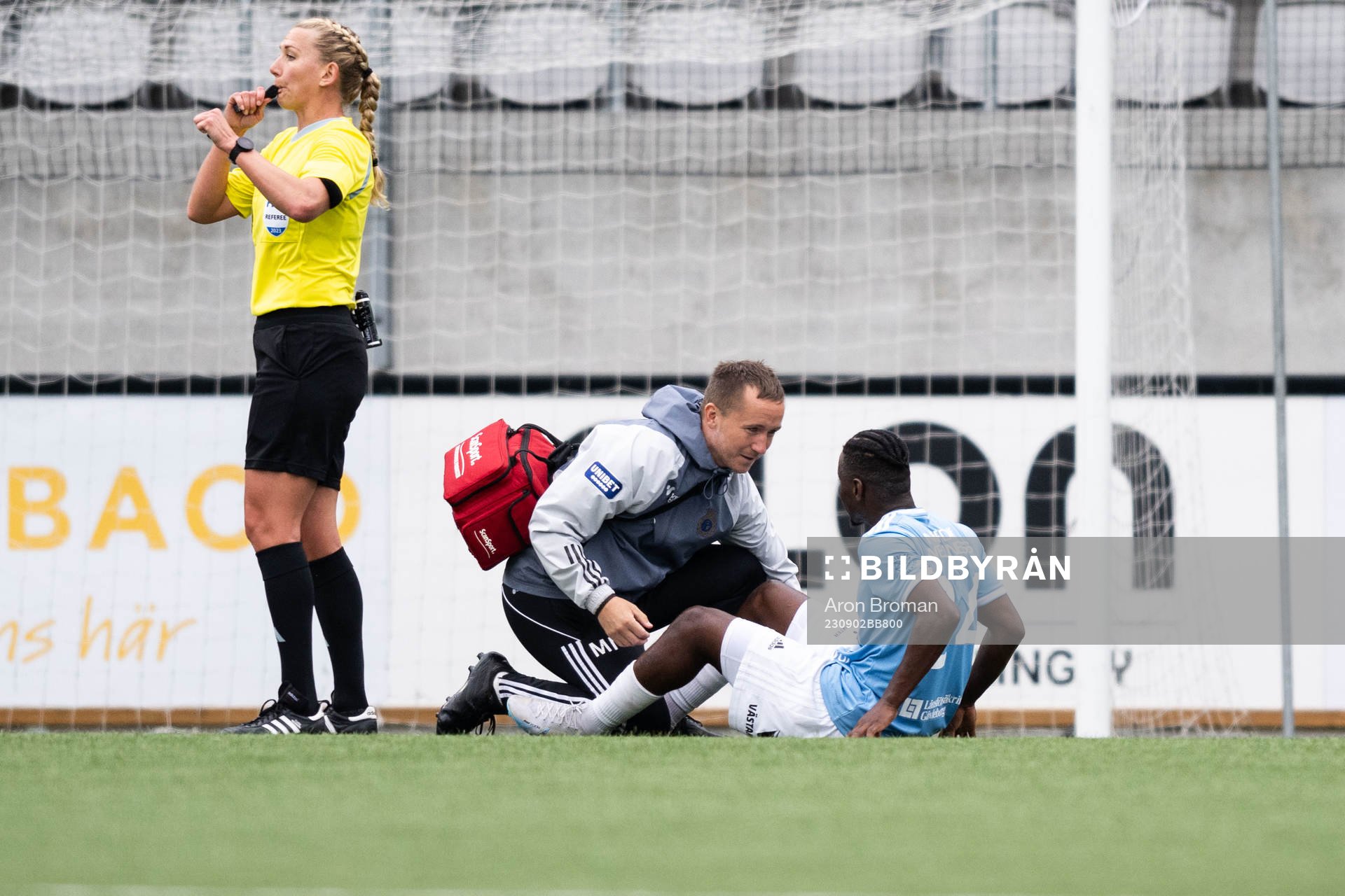 Gefles York Rafael har ont och får vård