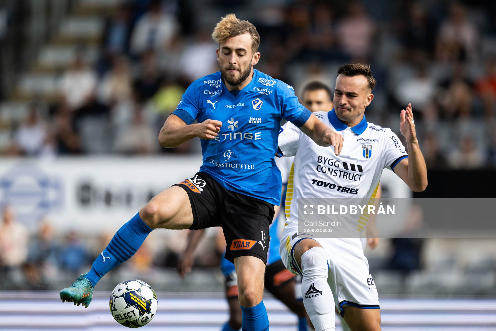 Halmstads Jack Cooper-Love och Sirius Henrik Castegren