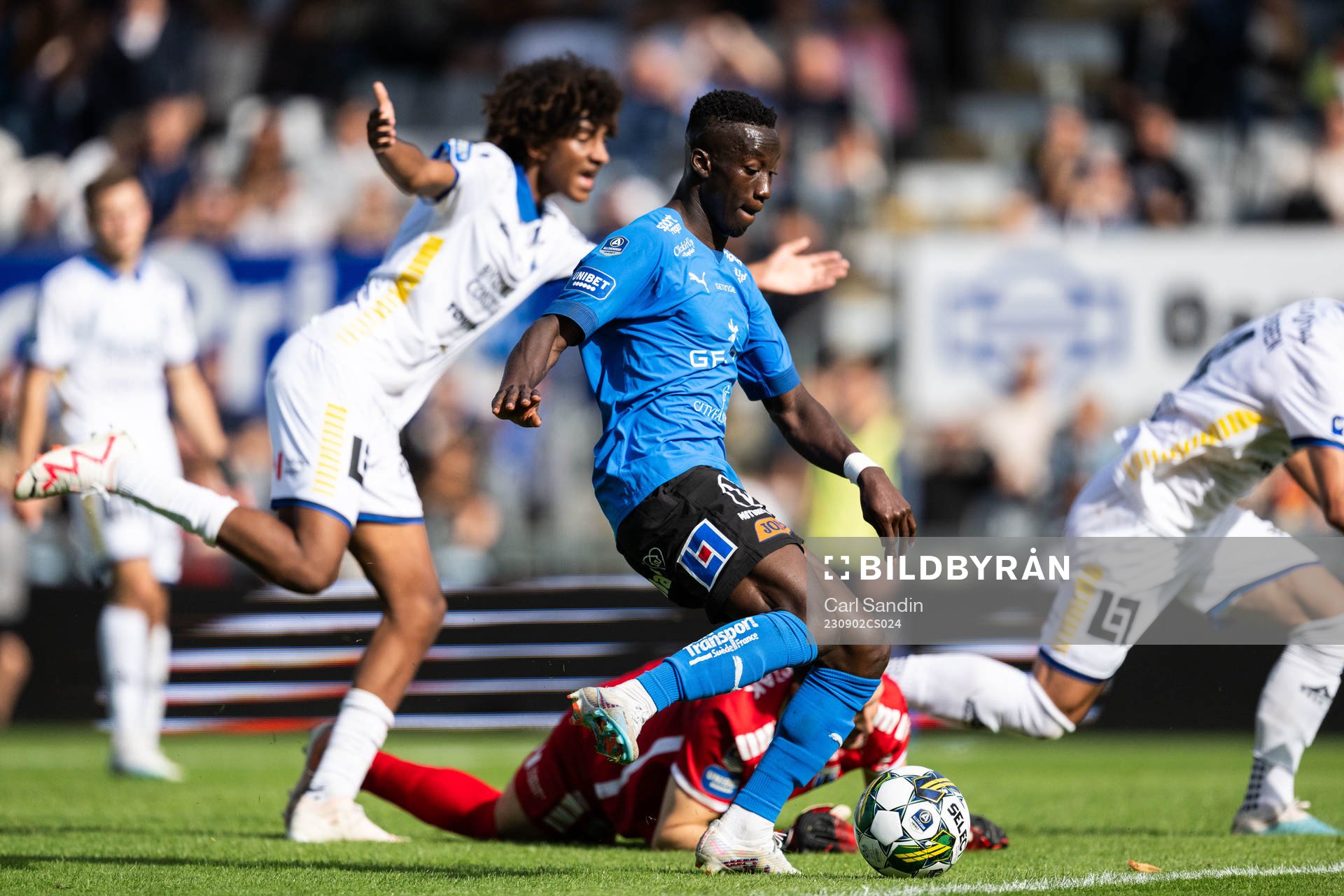 Halmstads Naeem Mohammed gör 2-0
