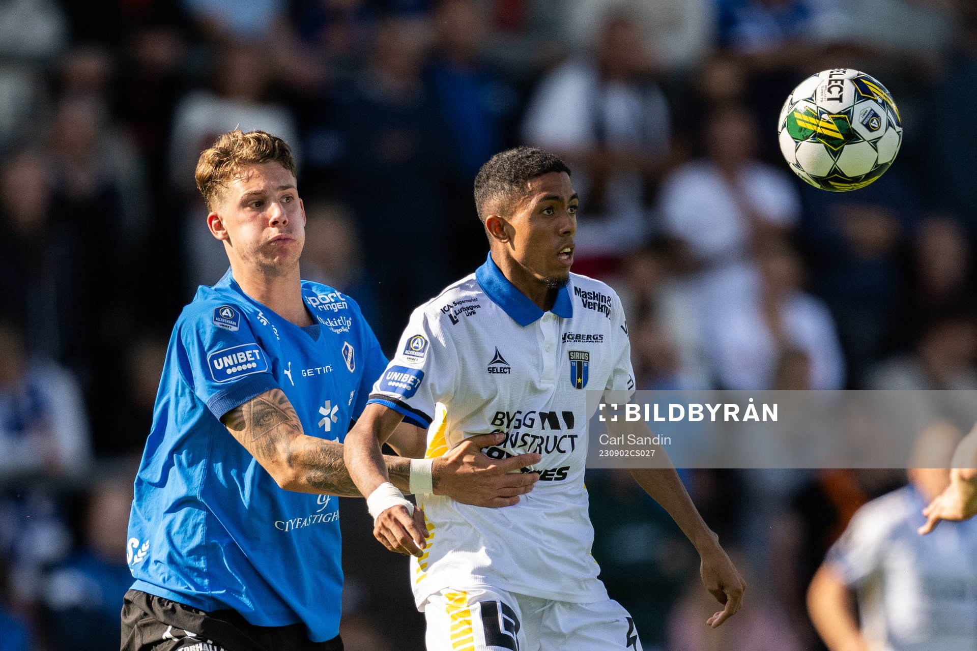 Halmstads Gabriel Wallentin och Sirius Tashreeq Matthews