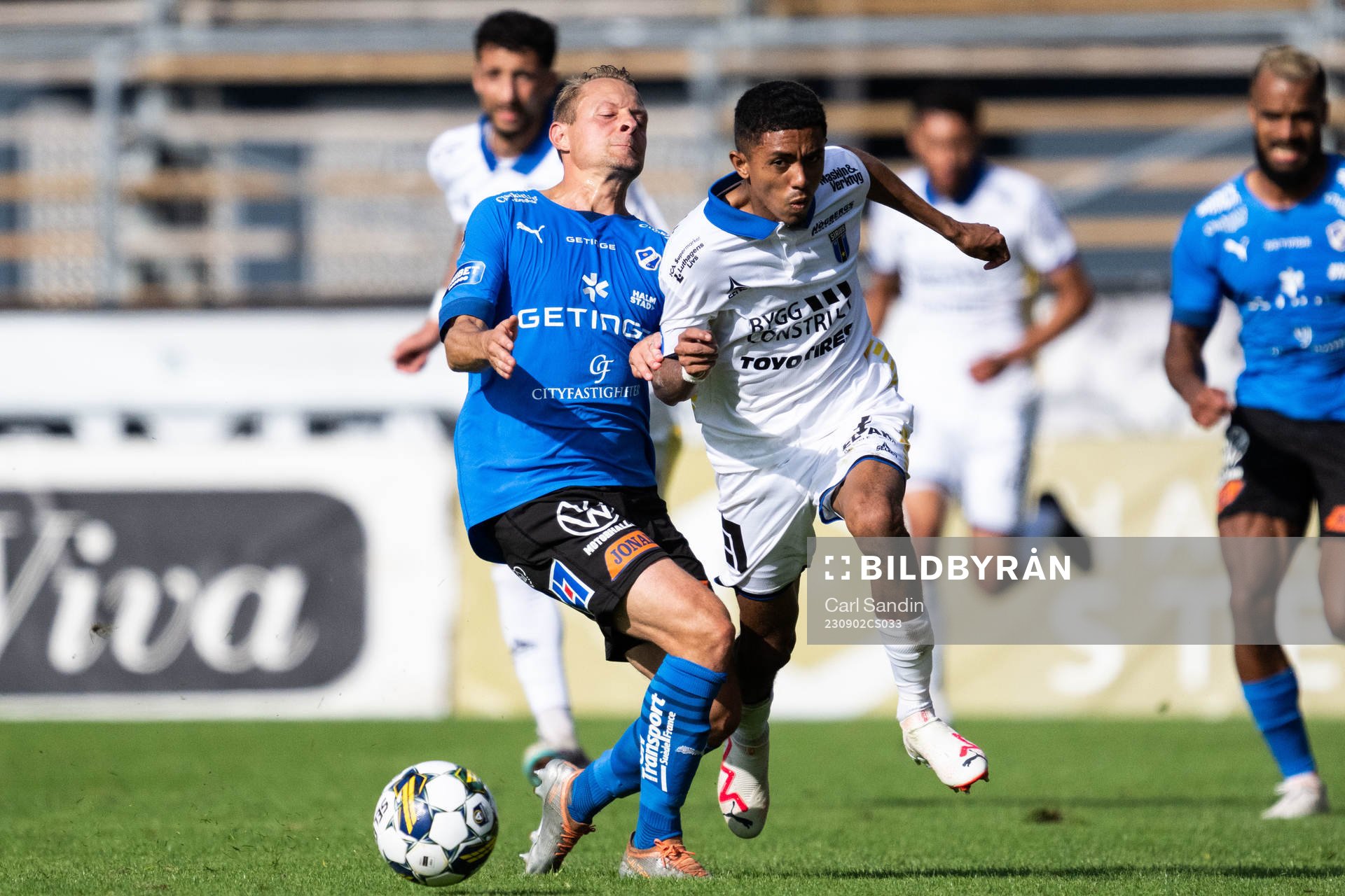 Halmstads Joel Allansson och Sirius Tashreeq Matthews
