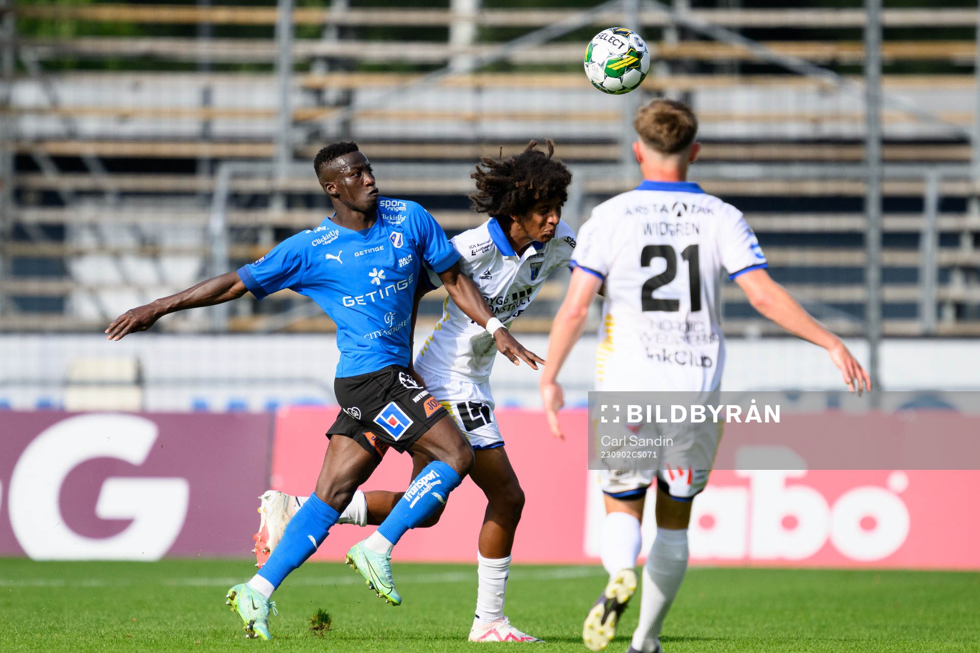 Halmstads Naeem Mohammed och Sirius Malcolm Jeng