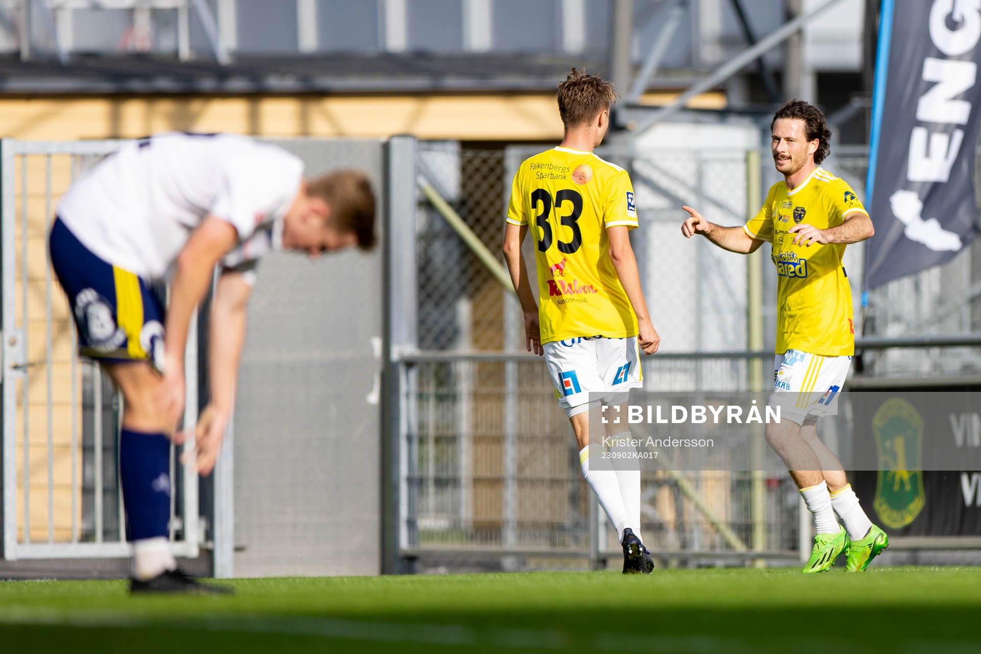 Falkenbergs Rasmus Andersson jublar