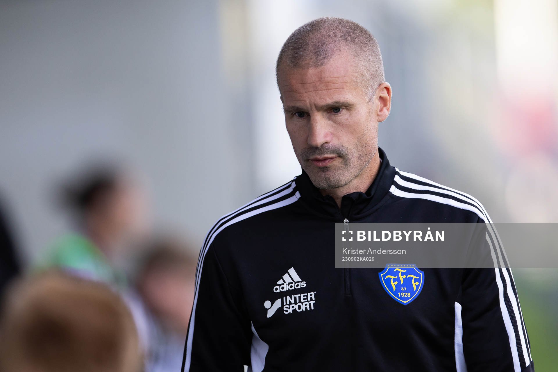 Falkenbergs tränare Christoffer Andersson