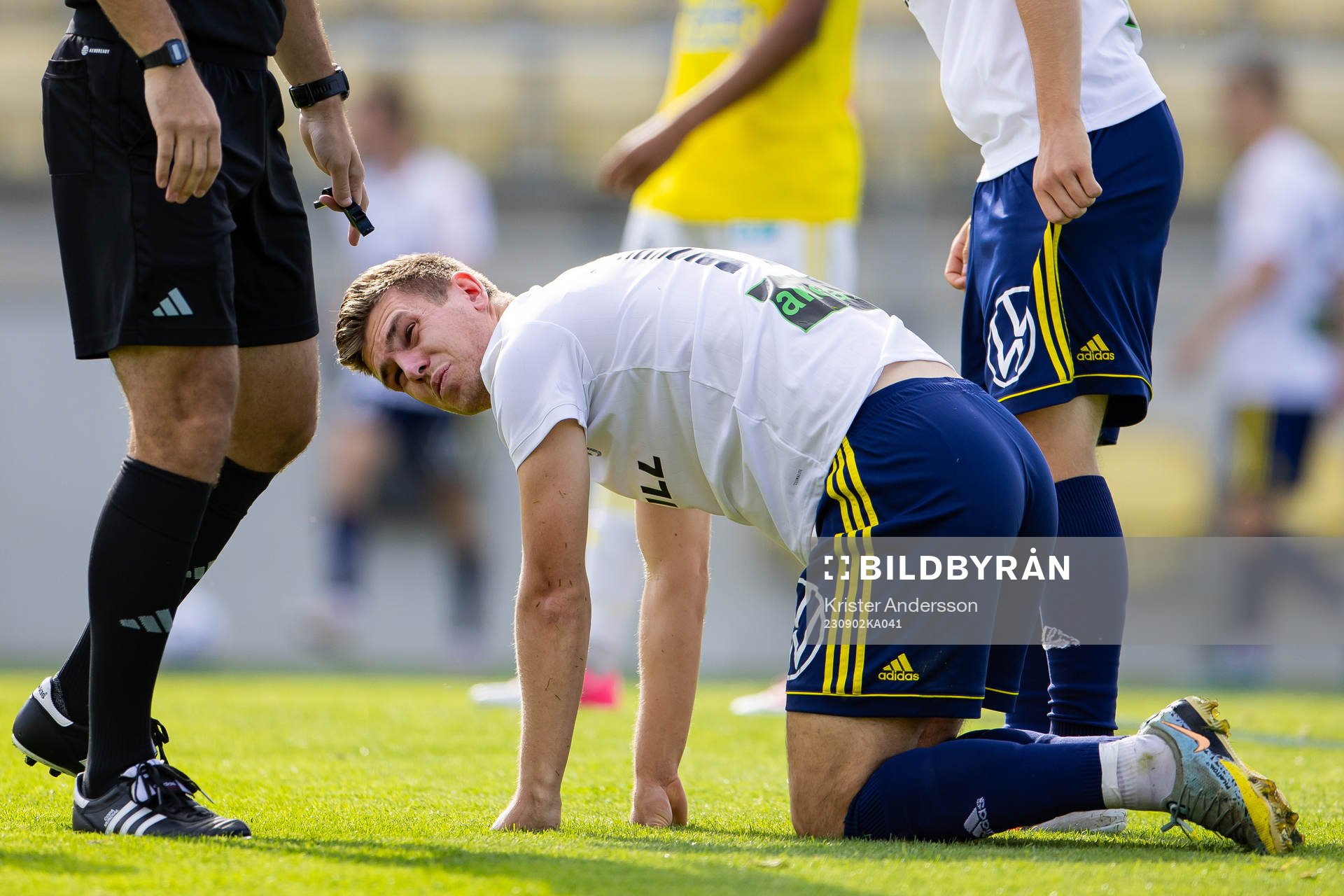Ängelholms Niklas Svensson deppar