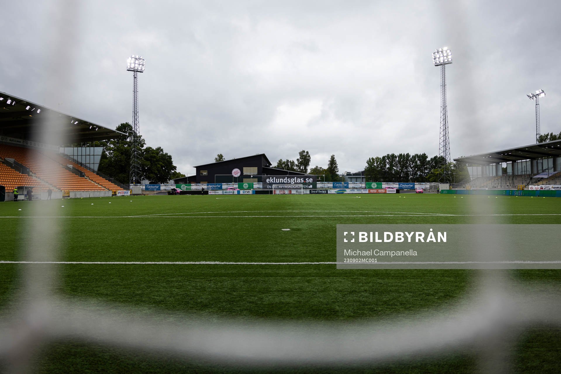 Generell vy på Hitachi Energy Arena innan fotbollsmatchen