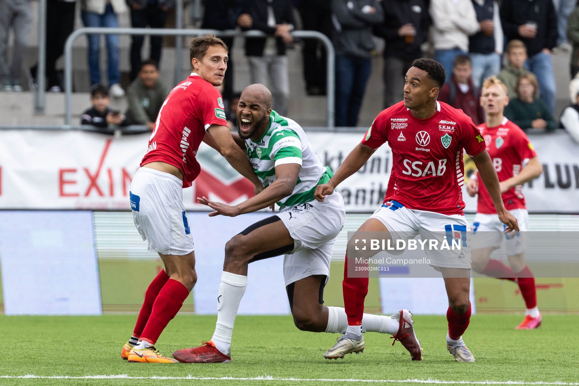 Brages Pontus Rödin och Eirik Asante Gayi mot Västerås