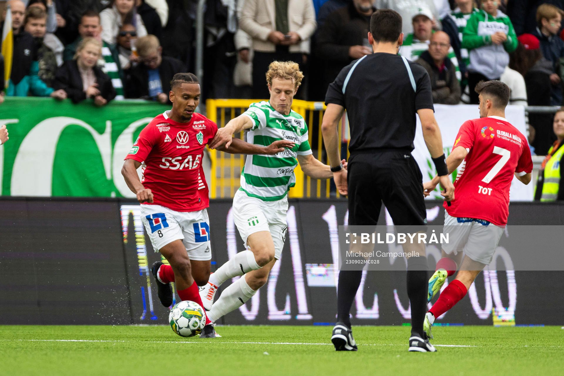 Brages Seth Hellberg mot Västerås SKs Herman Magnusson
