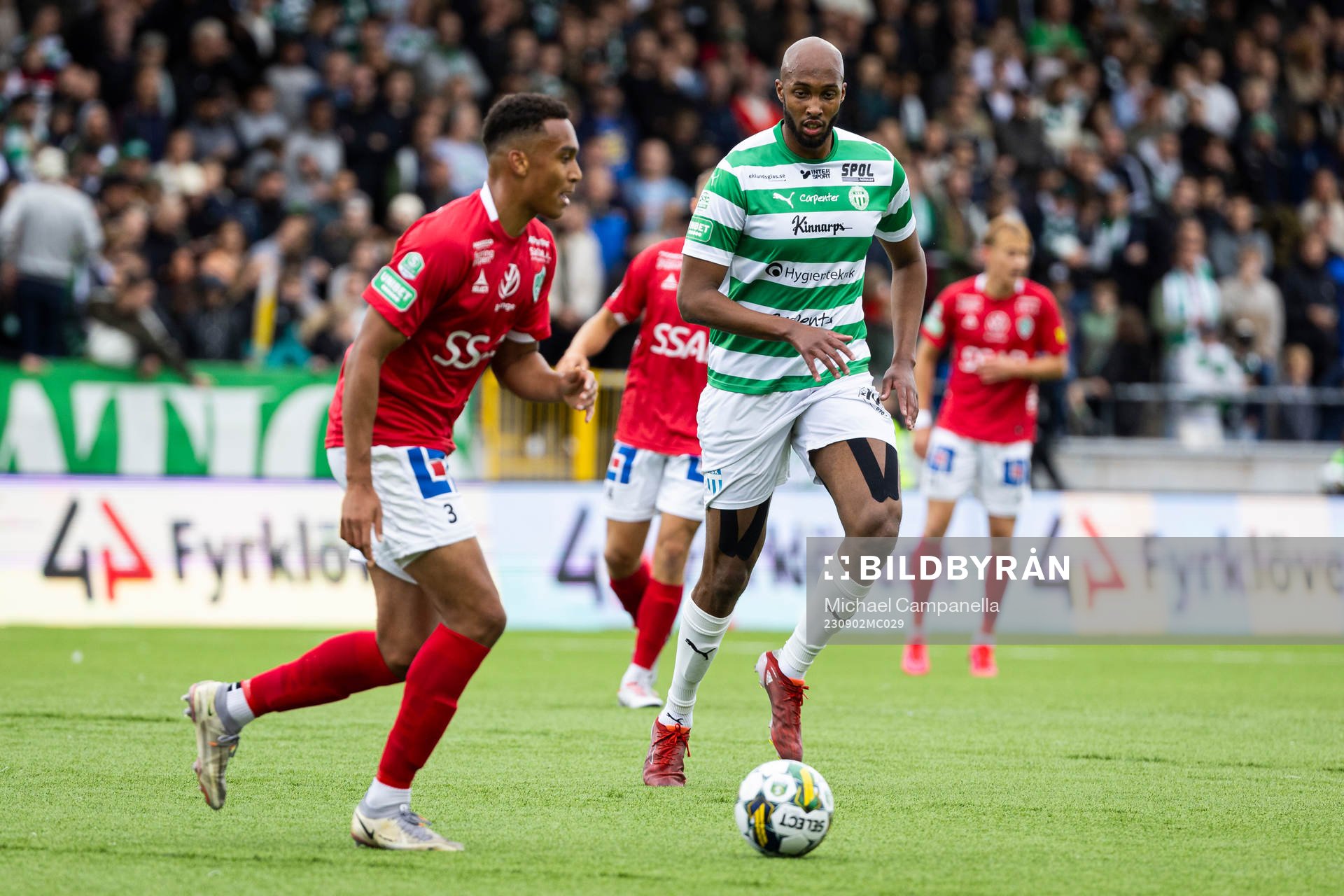 Västerås SKs Daniel Ask mot Brages Eirik Asante Gayi
