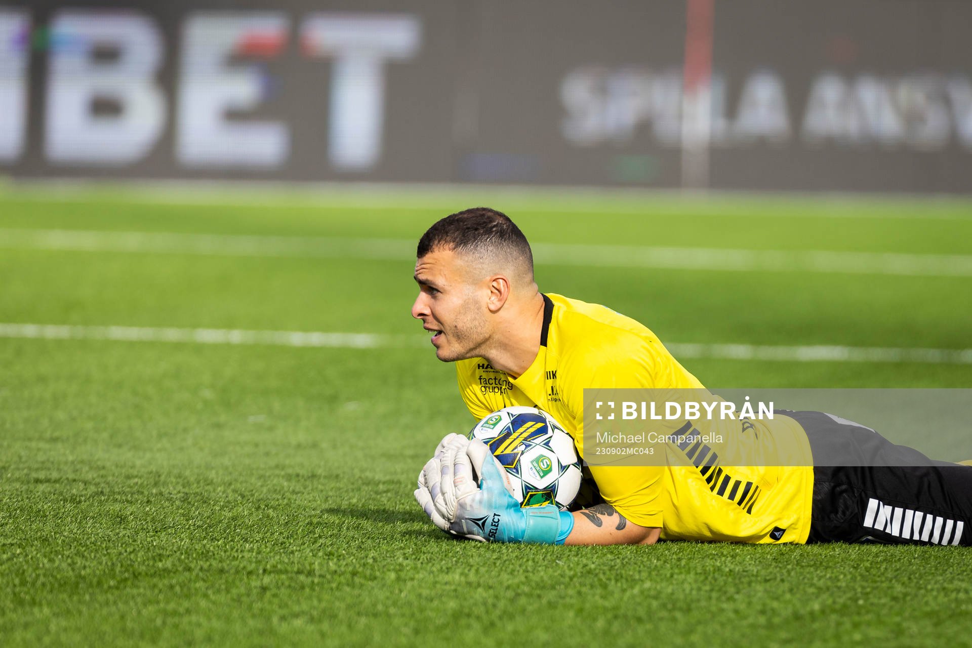 Brages målvakt Andre Bernardini