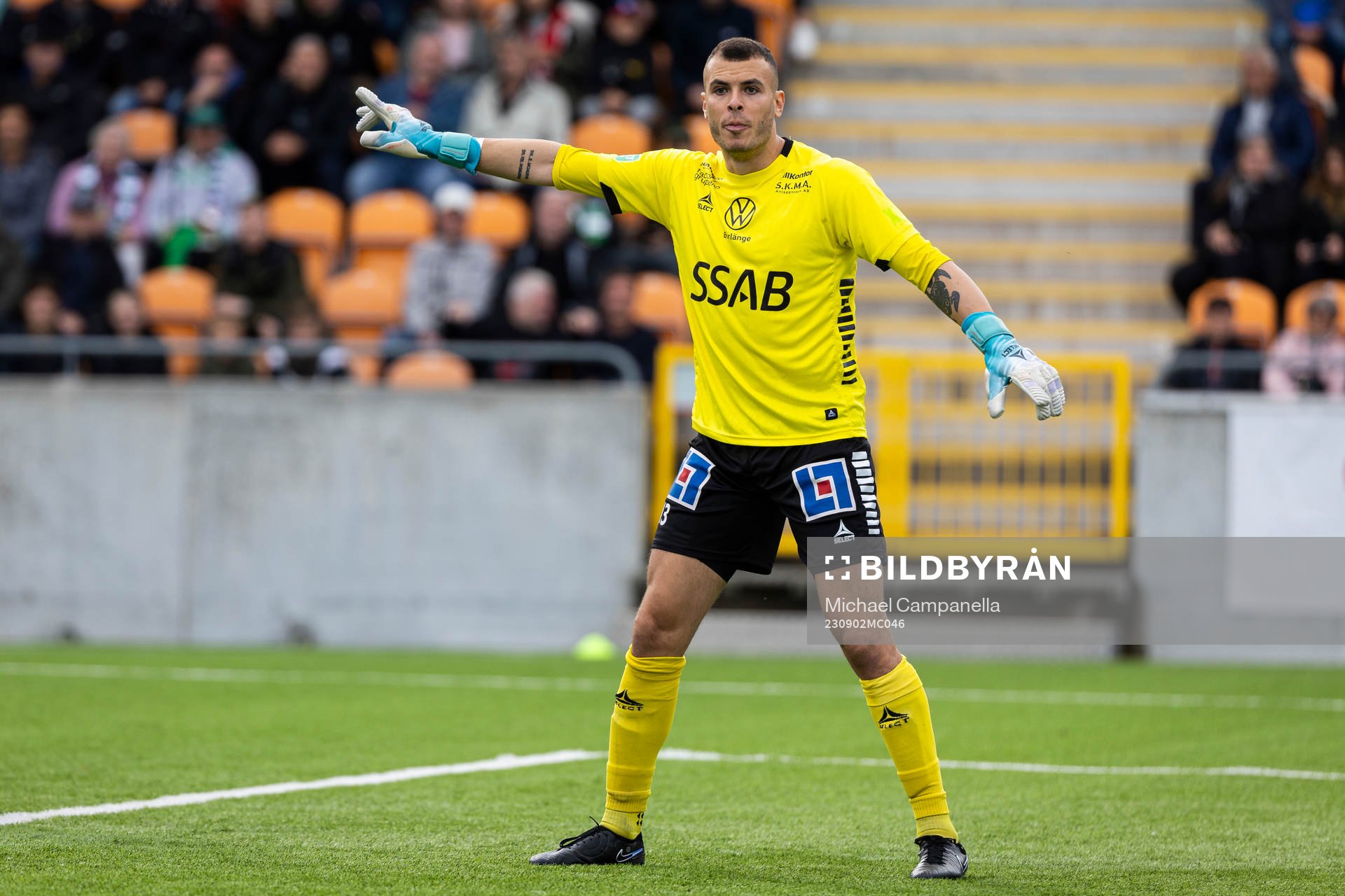 Brages målvakt Andre Bernardini