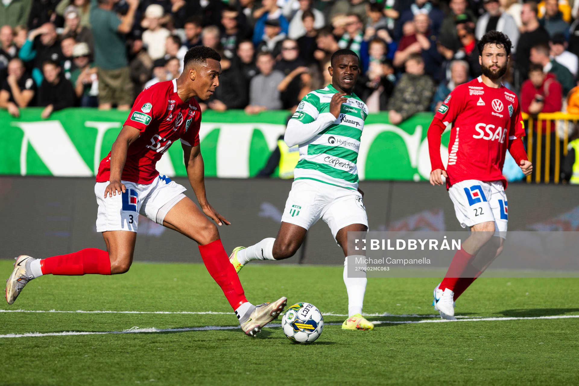 Brages Eirik Asante Gayi och Jonathan Syberg Tamimi mot