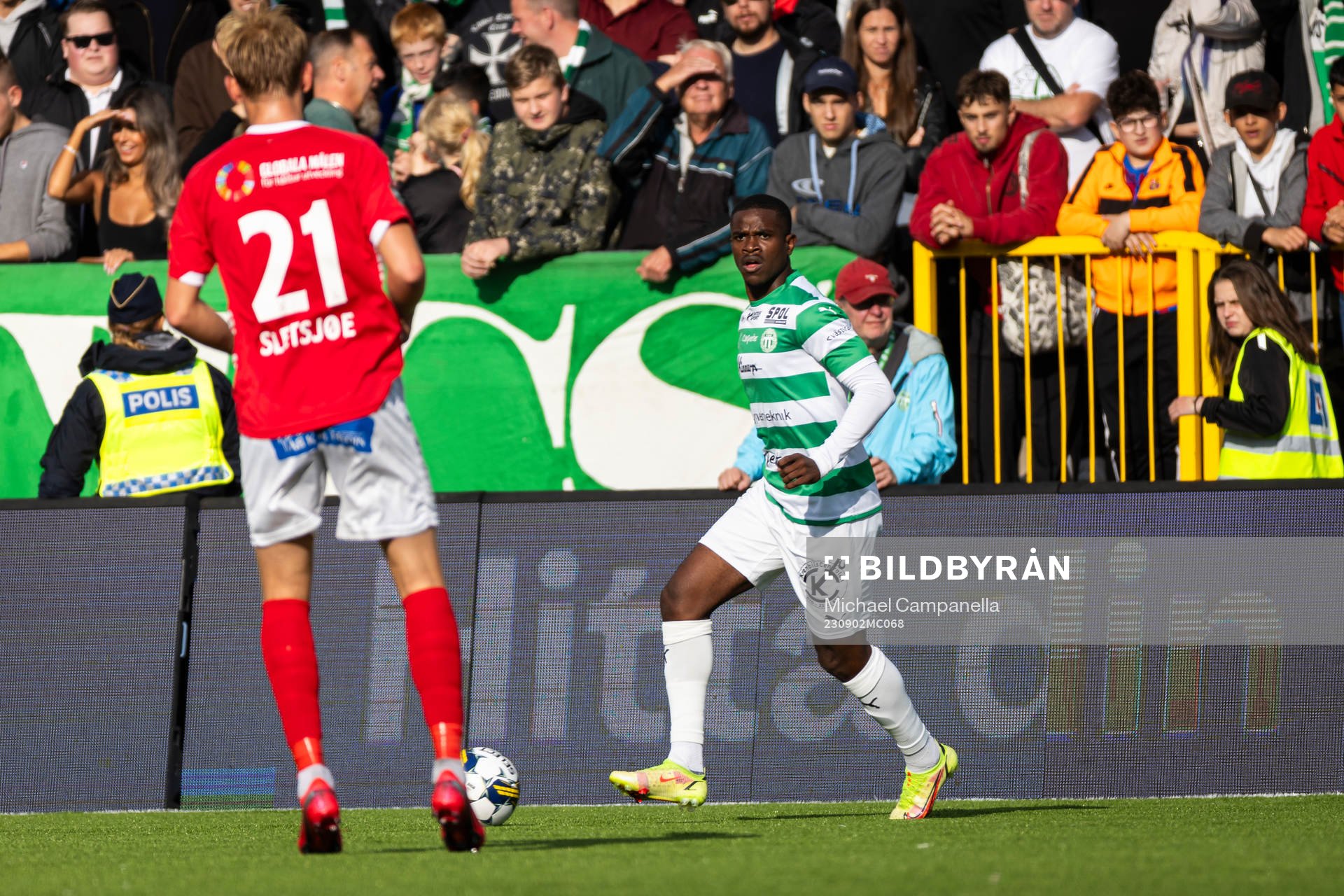 Västerås SKs Jaheem Burke