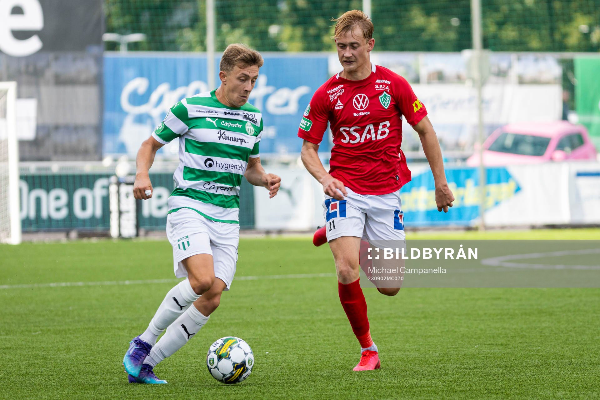 Västerås SKs Simon Gefvert och Brages Henry Sletsjøe