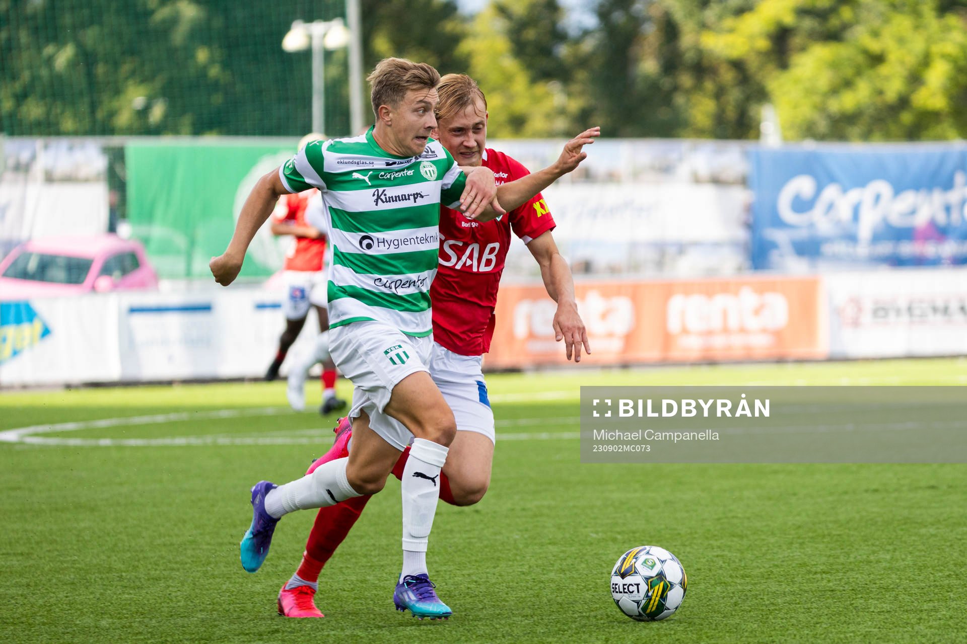 Västerås SKs Simon Gefvert och Brages Henry Sletsjøe